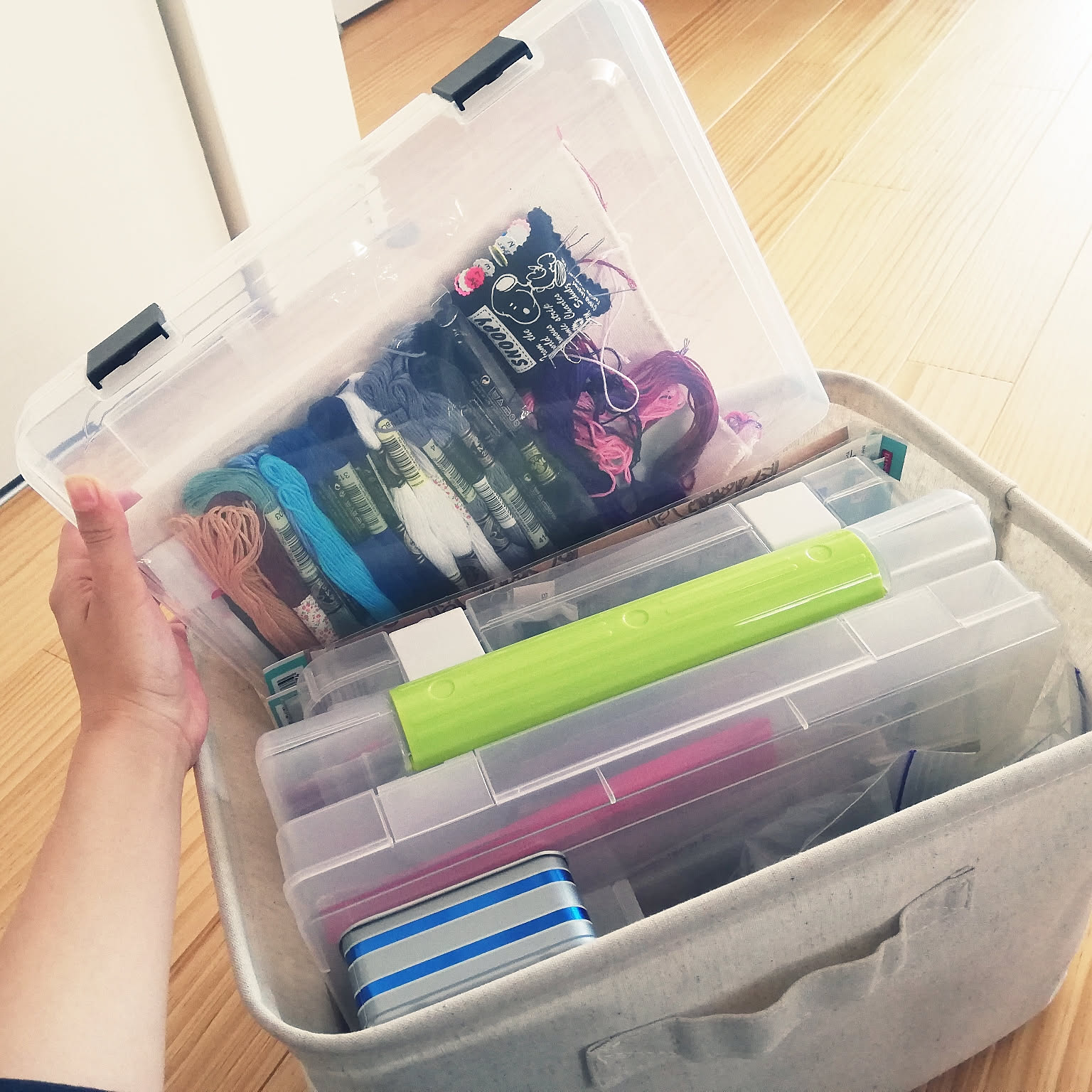 100均 ソフトボックスの商品を使ったおしゃれなインテリア実例