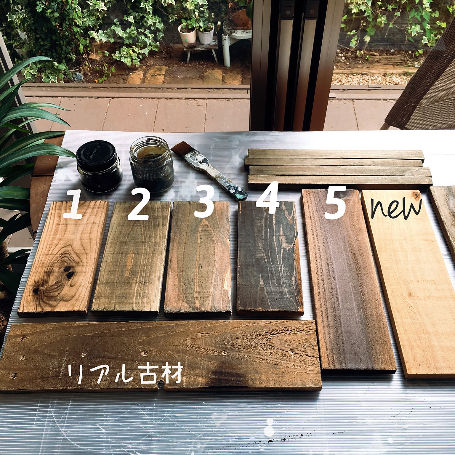 エイジング加工/エイジング塗装/机/古材/DIYなどのインテリア