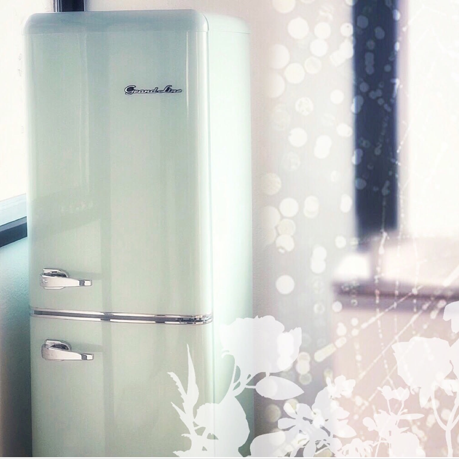 レトロ ミントグリーン 冷蔵庫 上部冷凍室 レトロ ミントグリーン 冷蔵庫 上部冷凍室 レトロ ミントグリーン