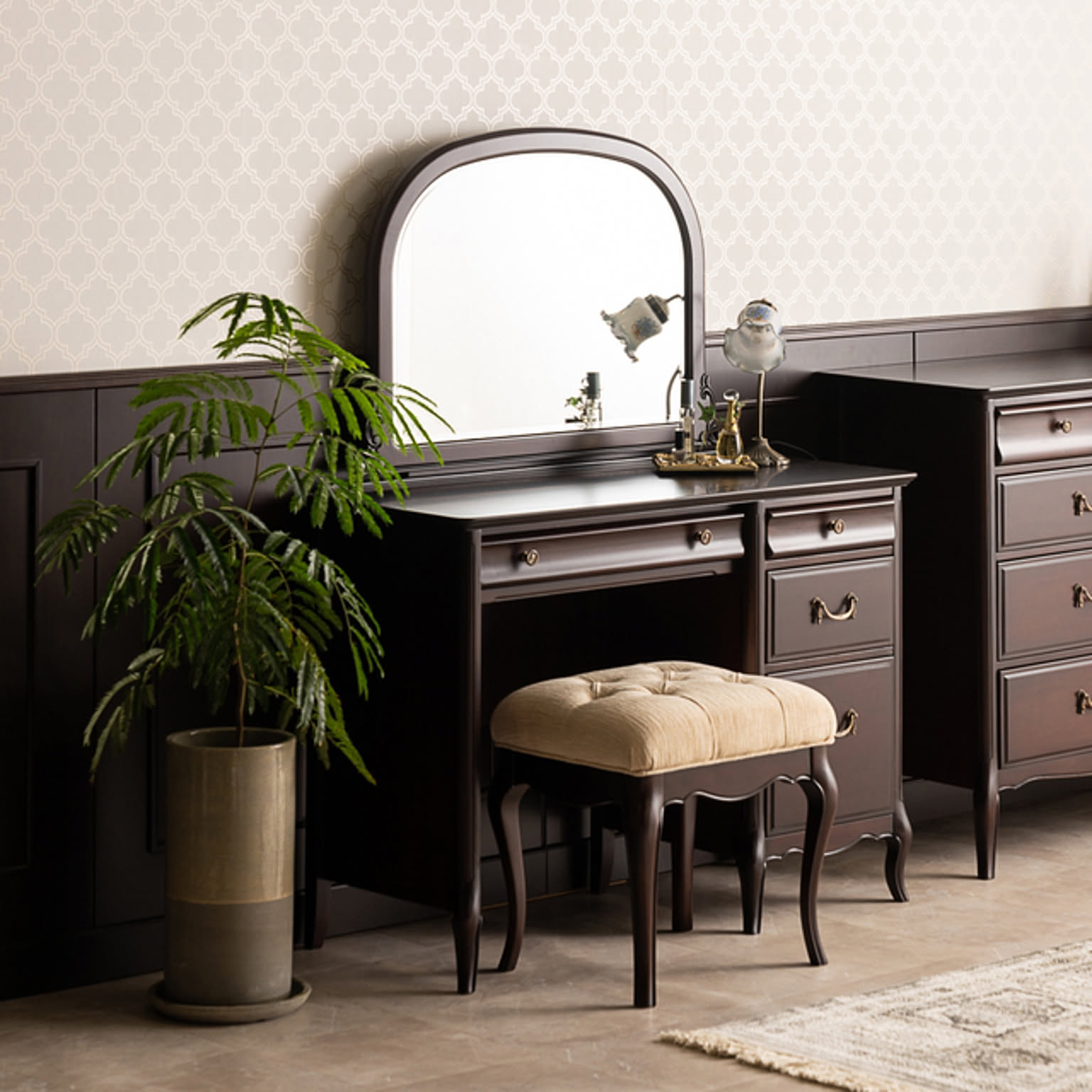 ミラー ドレッサー 鏡台 インテリア アンティーク 昭和レトロ 大正ロマン 木彫 ミラー ドレッサー 鏡台 インテリア アンティーク 昭和レトロ 大正