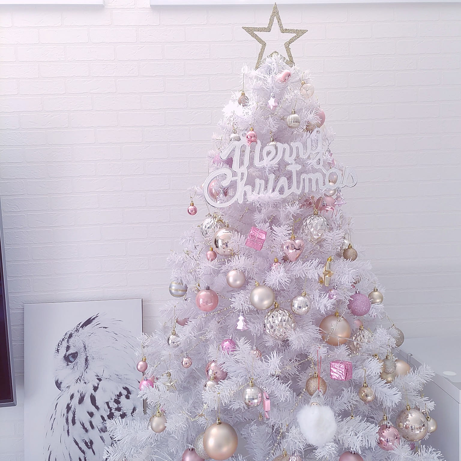 ピンク系クリスマスツリー 71EjyHwslAL._AC_UF894,