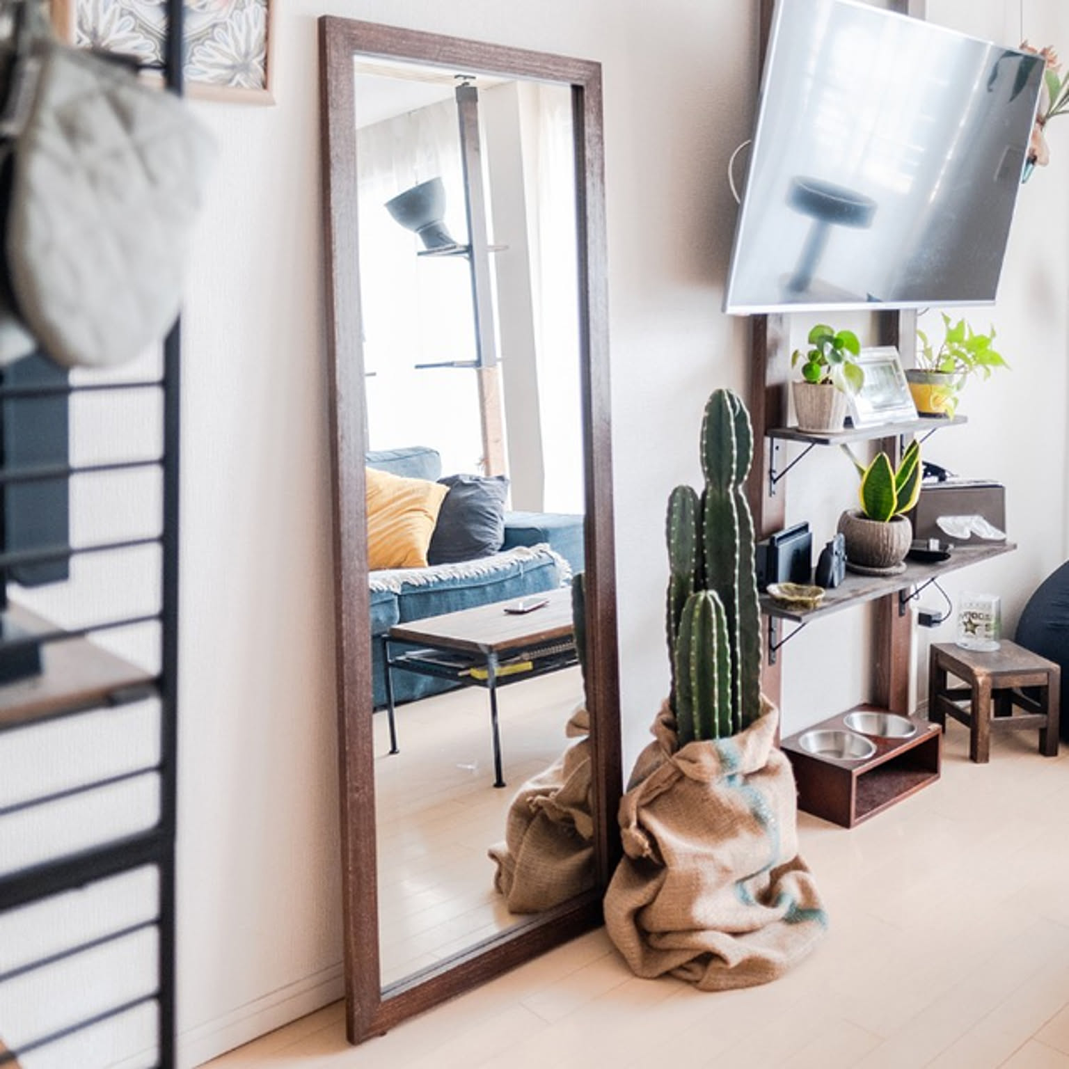 9枚鏡 ミラー 大型ミラー 海外風 カフェ風 大型ミラー 12枚鏡バ