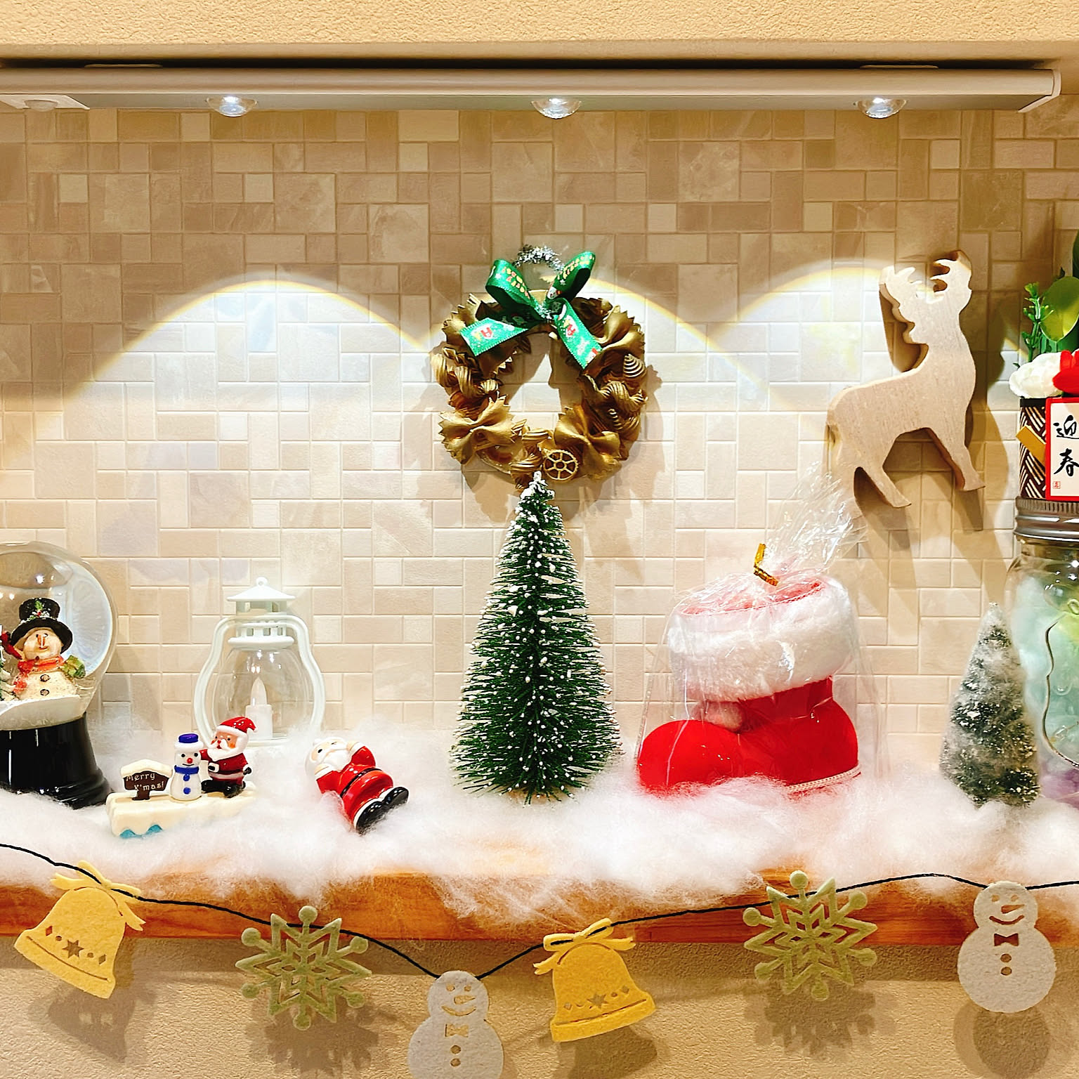 玄関ニッチXmasバージョンのインテリア実例 ｜ RoomClip（ルームクリップ）