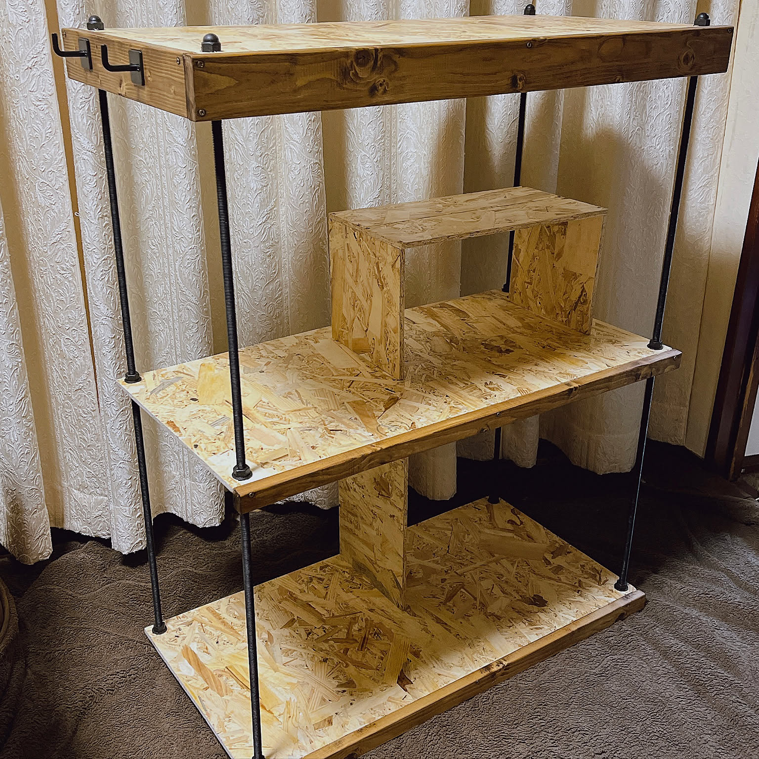 DIY OSB合板棚のインテリア・手作りの実例 ｜ RoomClip（ルームクリップ）