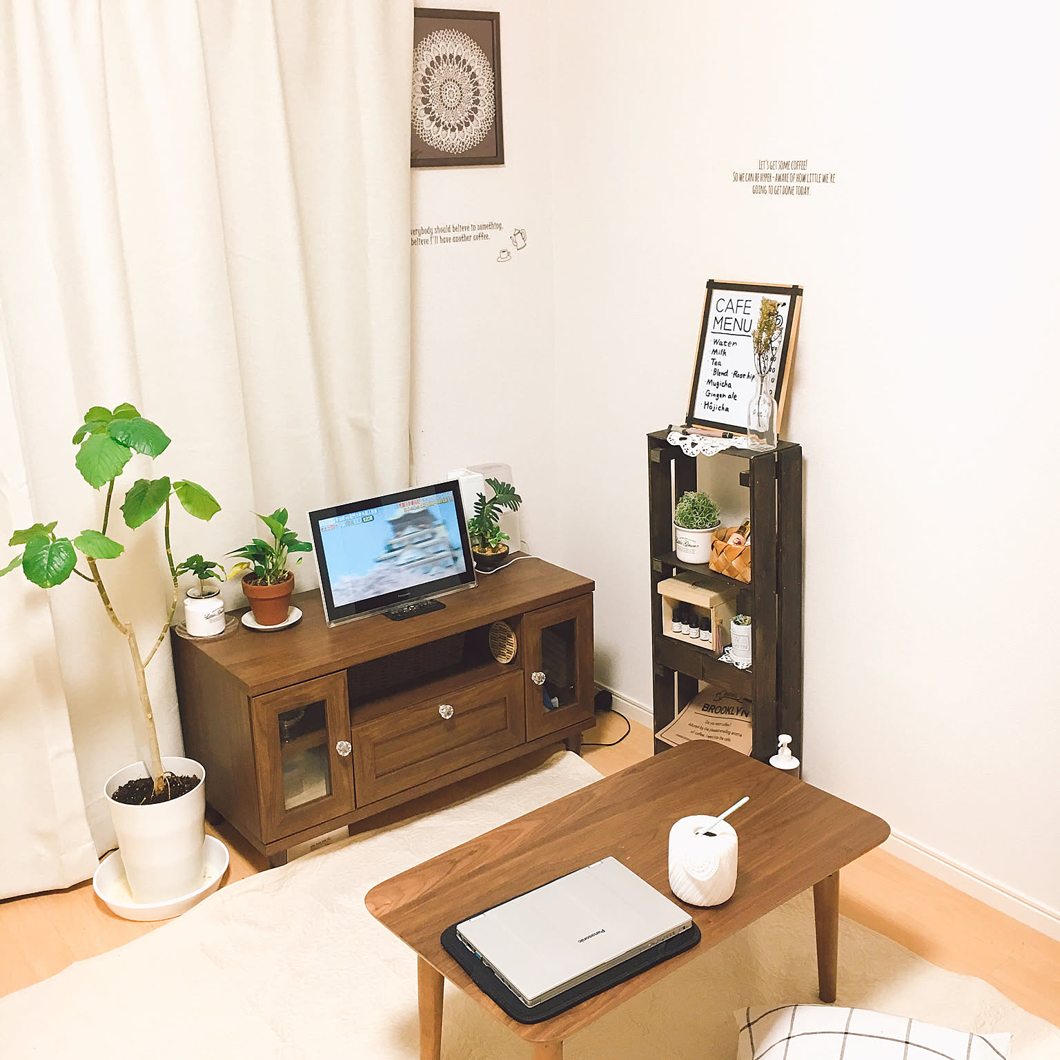 カフェ風 7帖のおしゃれなインテリア・部屋・家具の実例 ｜ RoomClip