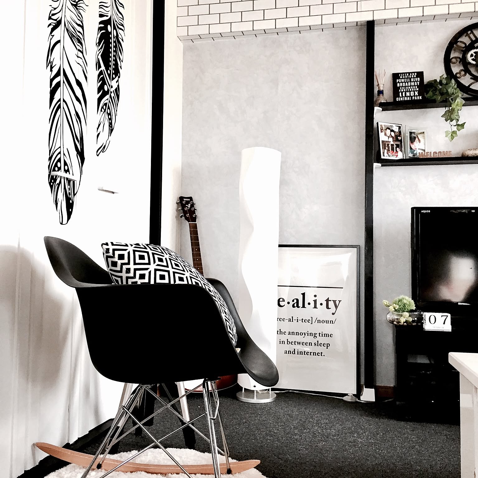 イームズ ロッカーベースの商品を使ったおしゃれなインテリア実例