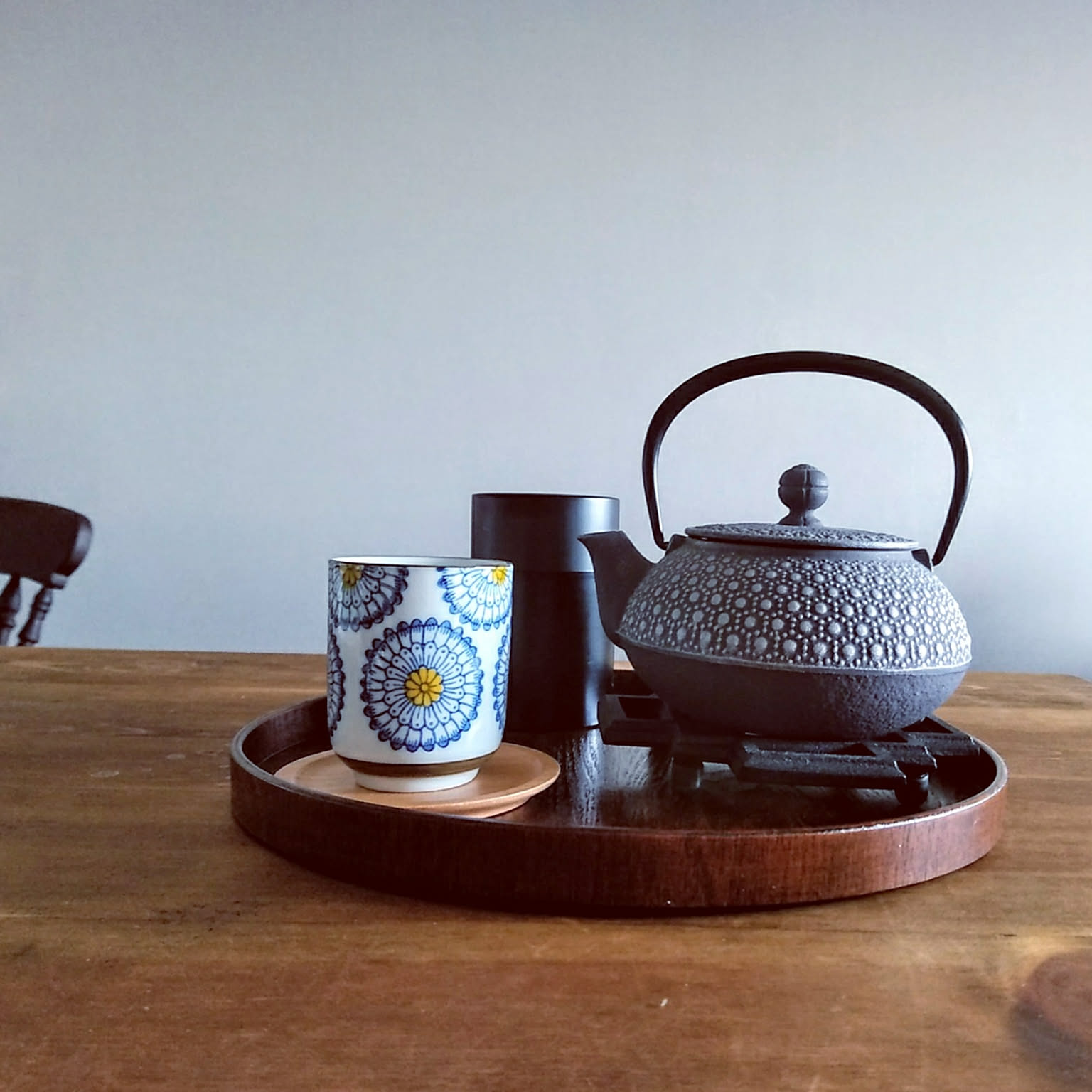 セリア 南部鉄器急須の商品を使ったおしゃれなインテリア実例 セリア 南部鉄器急須の商品を使ったおしゃれなインテリア実例