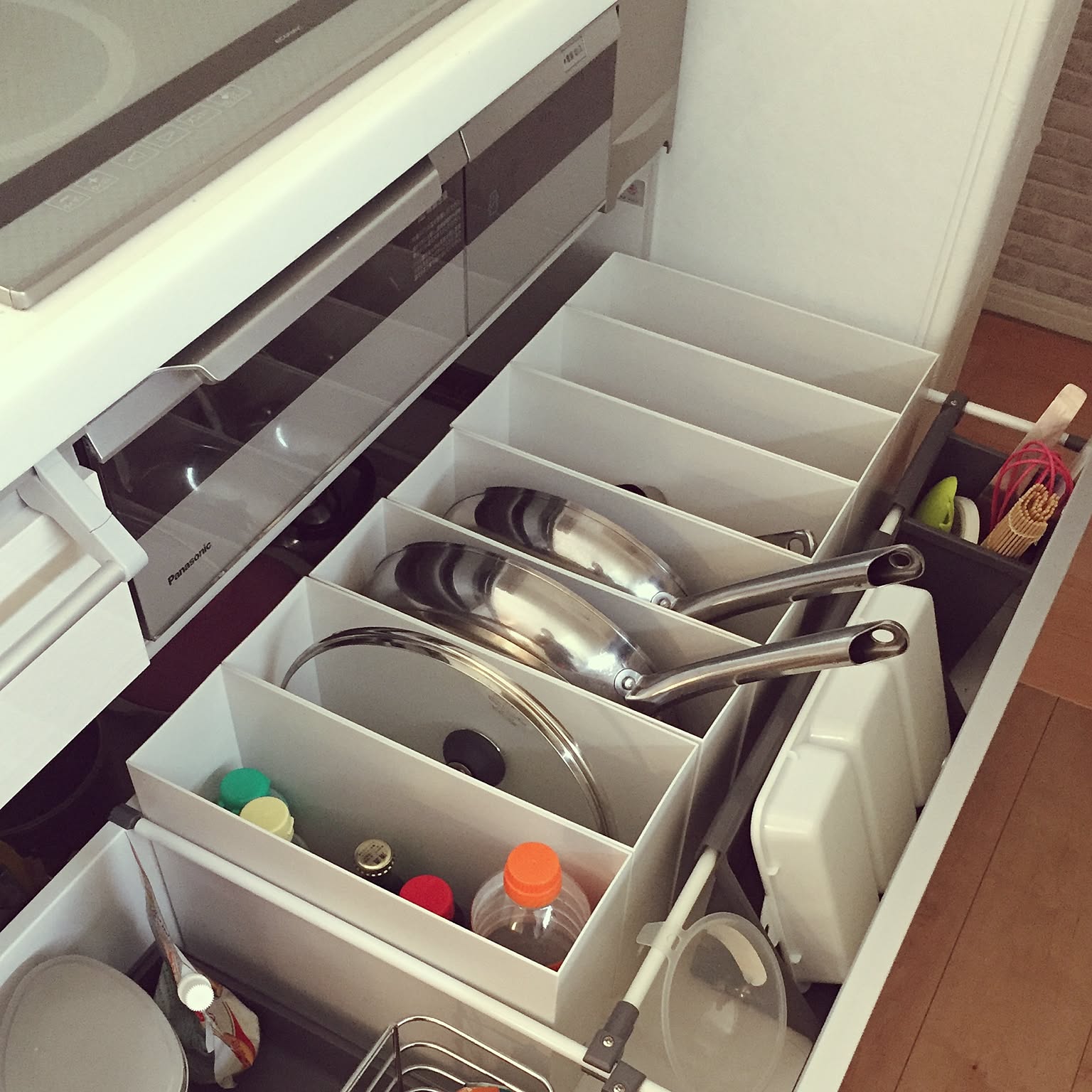 シンク下 IHの下のインテリア実例 ｜ RoomClip（ルームクリップ）