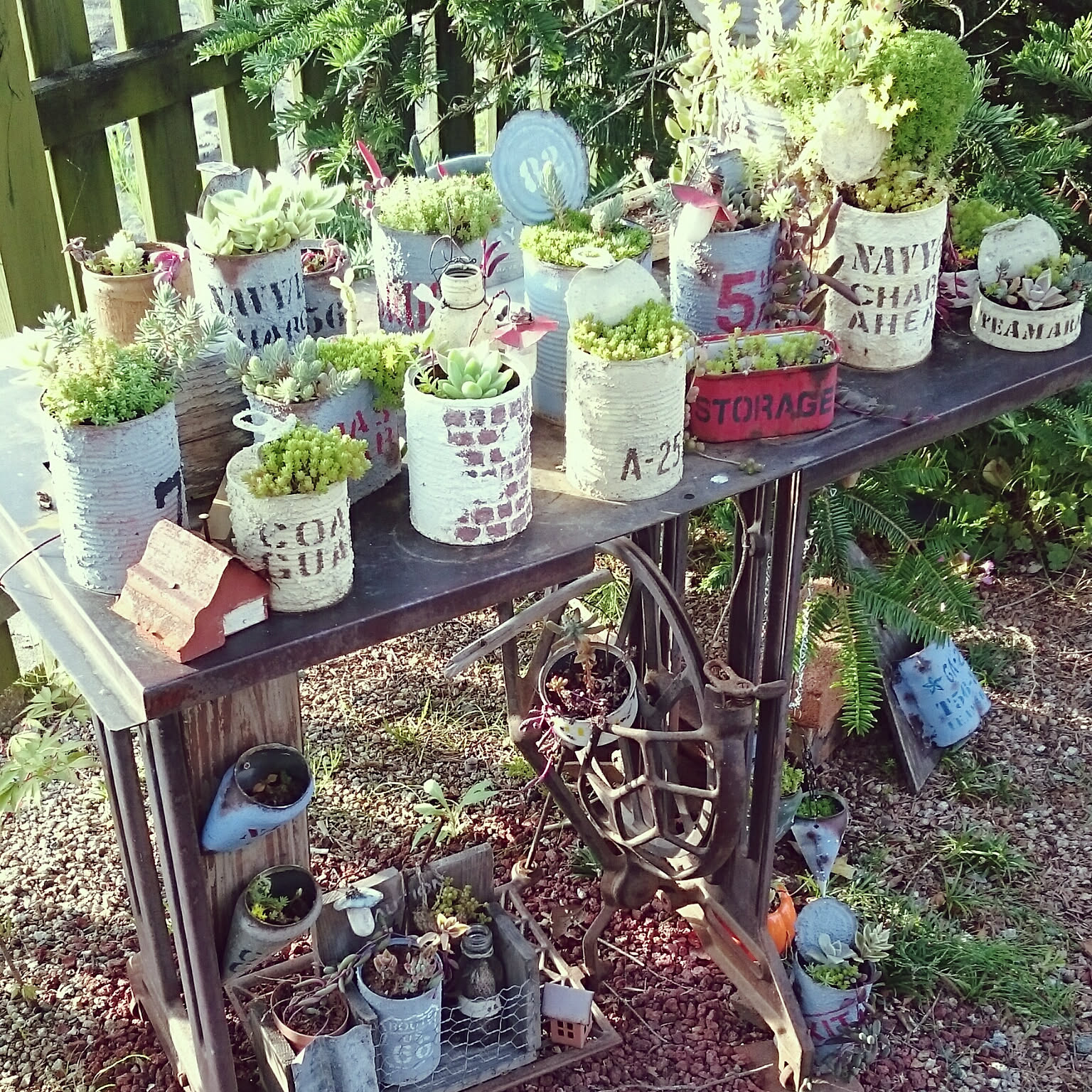 アンティークミシン☆シンガー多肉植物 ea163cac7c91ba801c371967868d1b