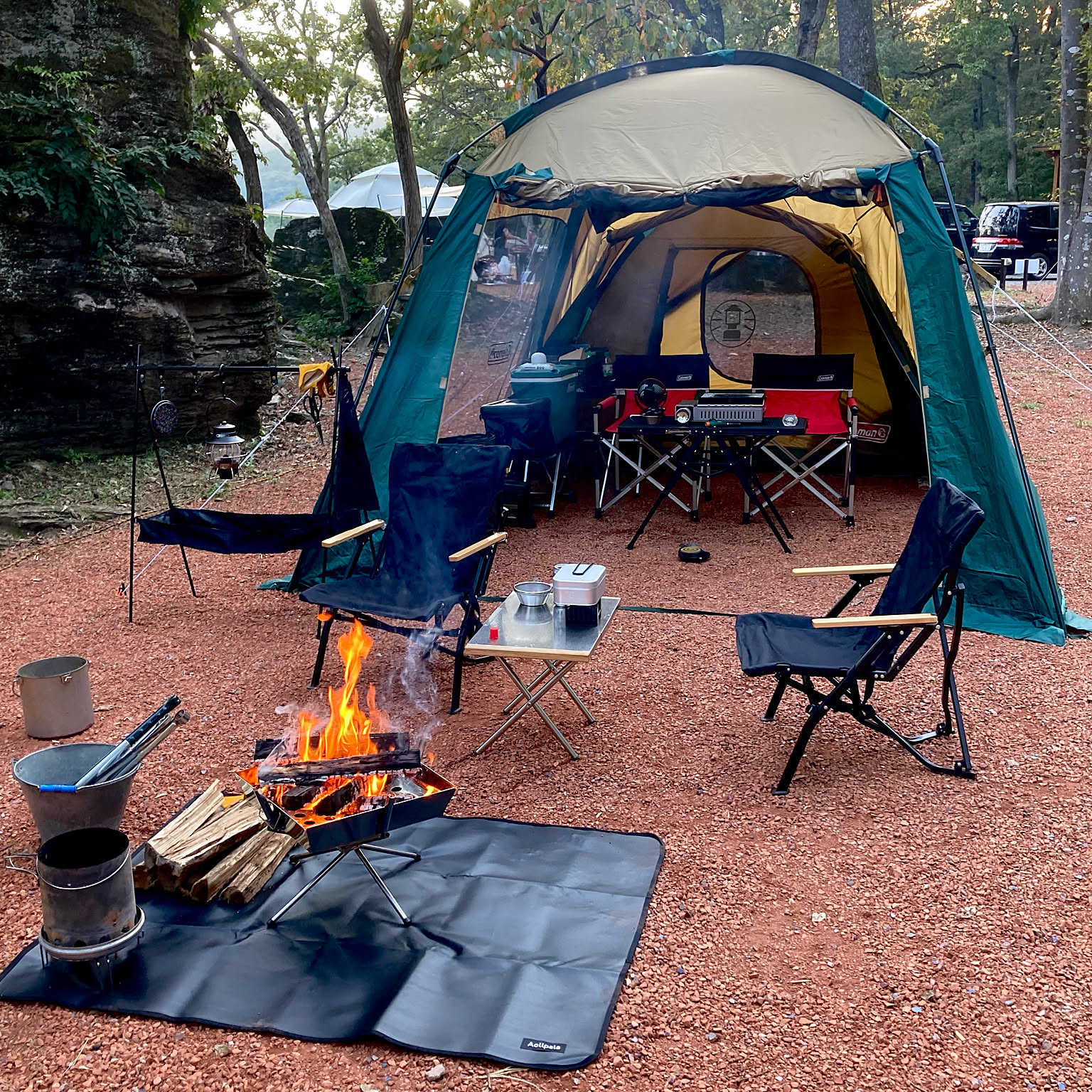 ALPS Camp Creek 2ルーム テント 6人用 2部屋 簡単設営 ALPS Camp Creek 2ルーム テント 6人用 2部屋 簡単設営（部屋