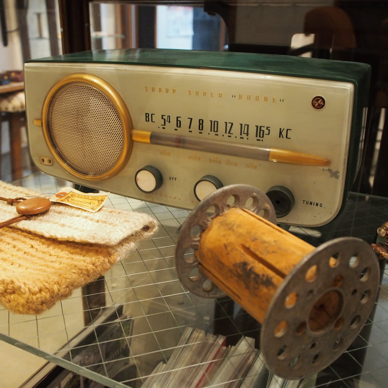 お94) EXTRA RADIO ラジオ 真空管ラジオ 昭和 アンティーク 当時物