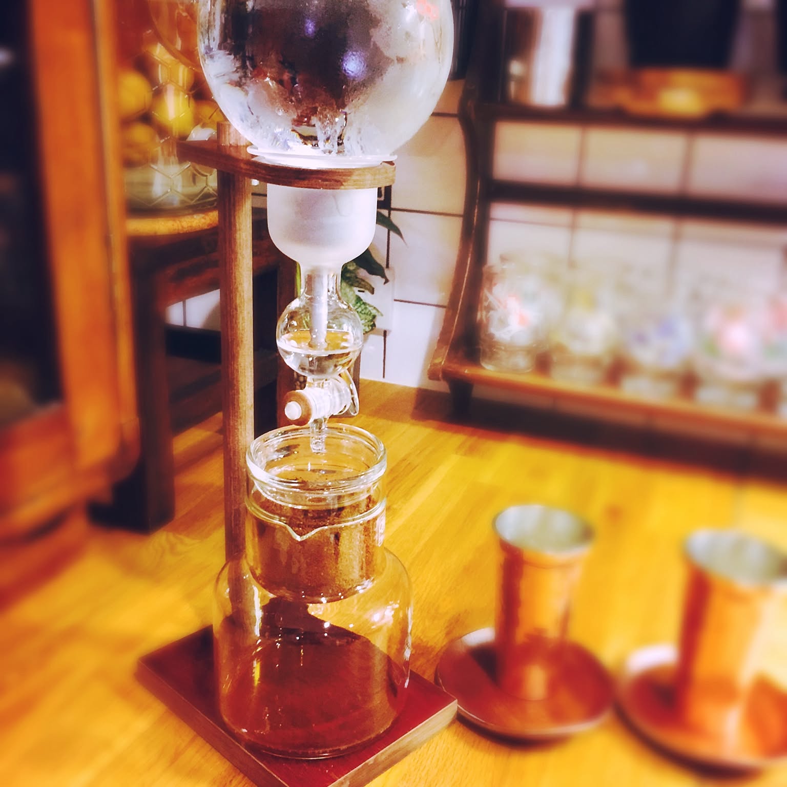 水出しコーヒー 珈琲 あそん インテリア アンティーク