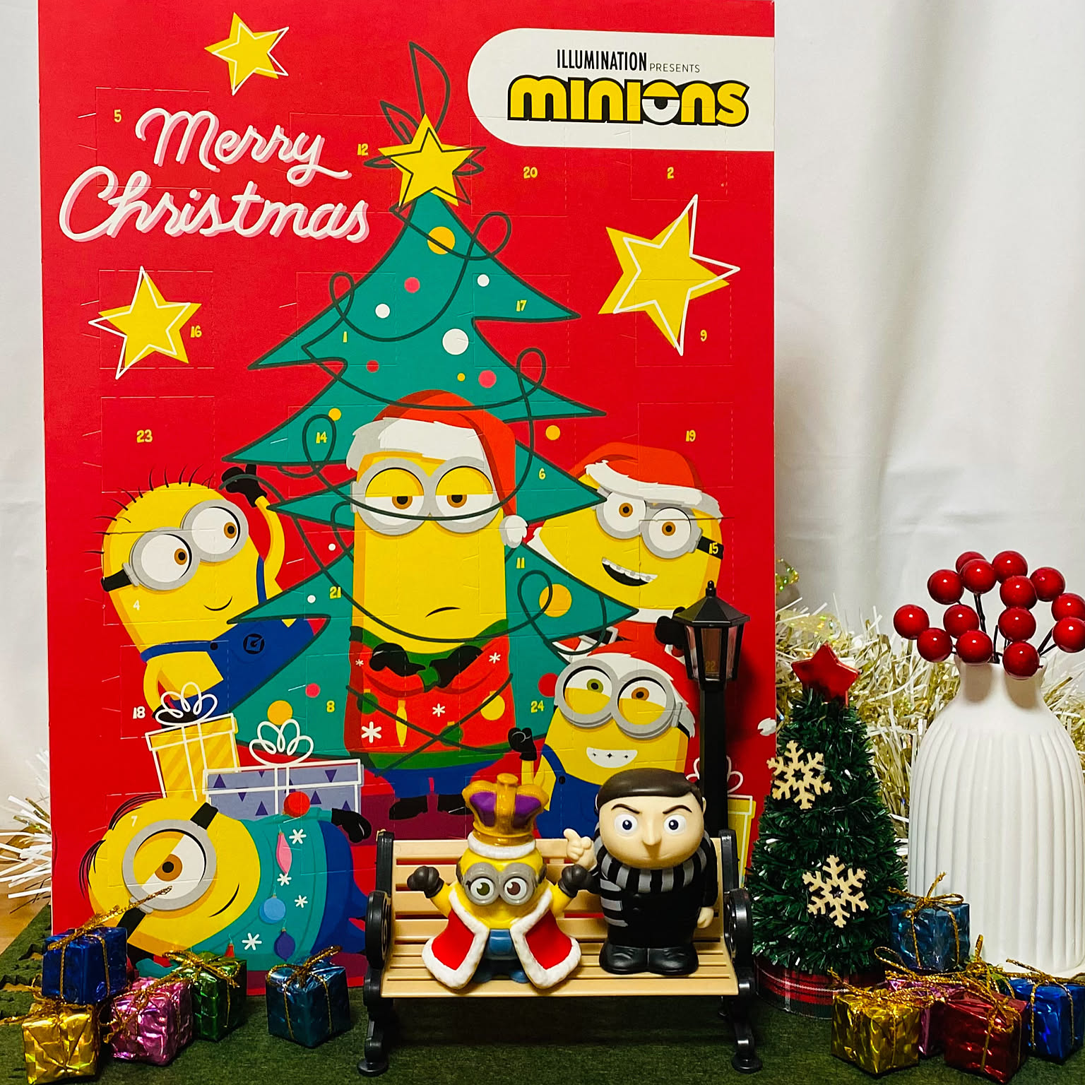 クリスマス ミニオンのおしゃれなアレンジ・飾り方のインテリア実例