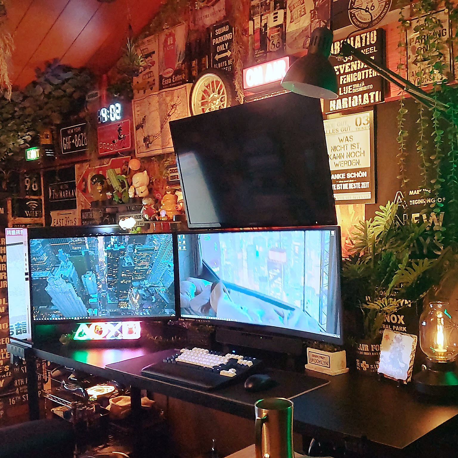 デスク　飾り机 楽天市場】デスク 幅140cm 木目調 スチール ロの字 幕板