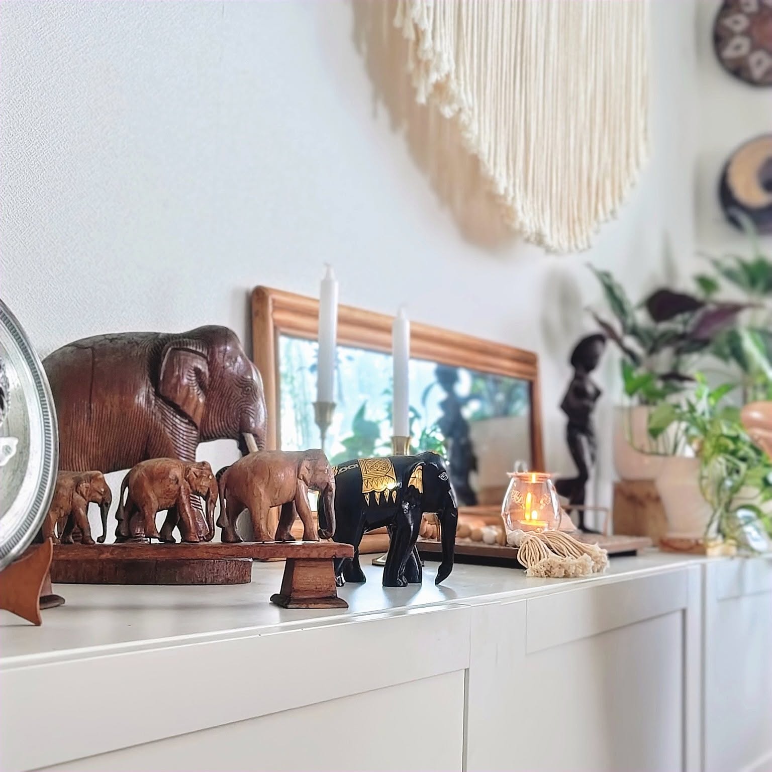 木彫りの象のインテリア実例 ｜ RoomClip（ルームクリップ）