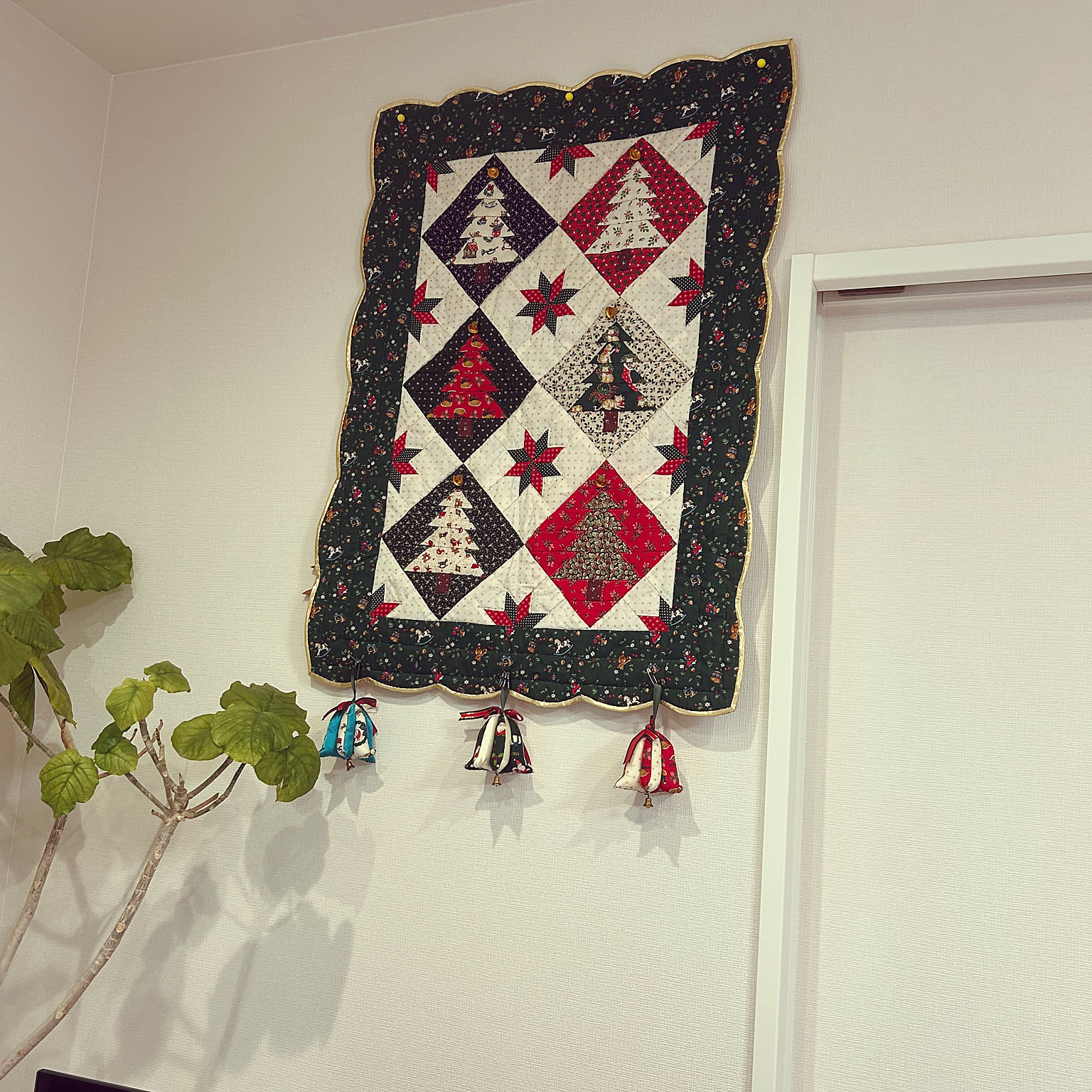 楽天市場】パッチワークキルト タペストリーの通販 ハンドメイド