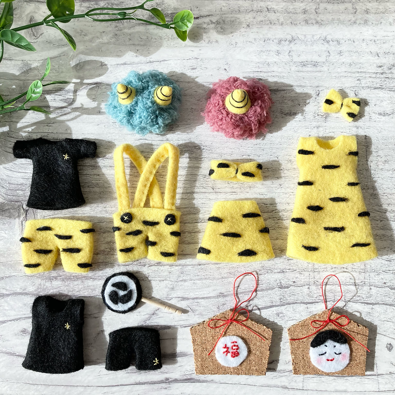 ガーランド 節分 ハンドメイド 節分オーナメント ※限定価格中