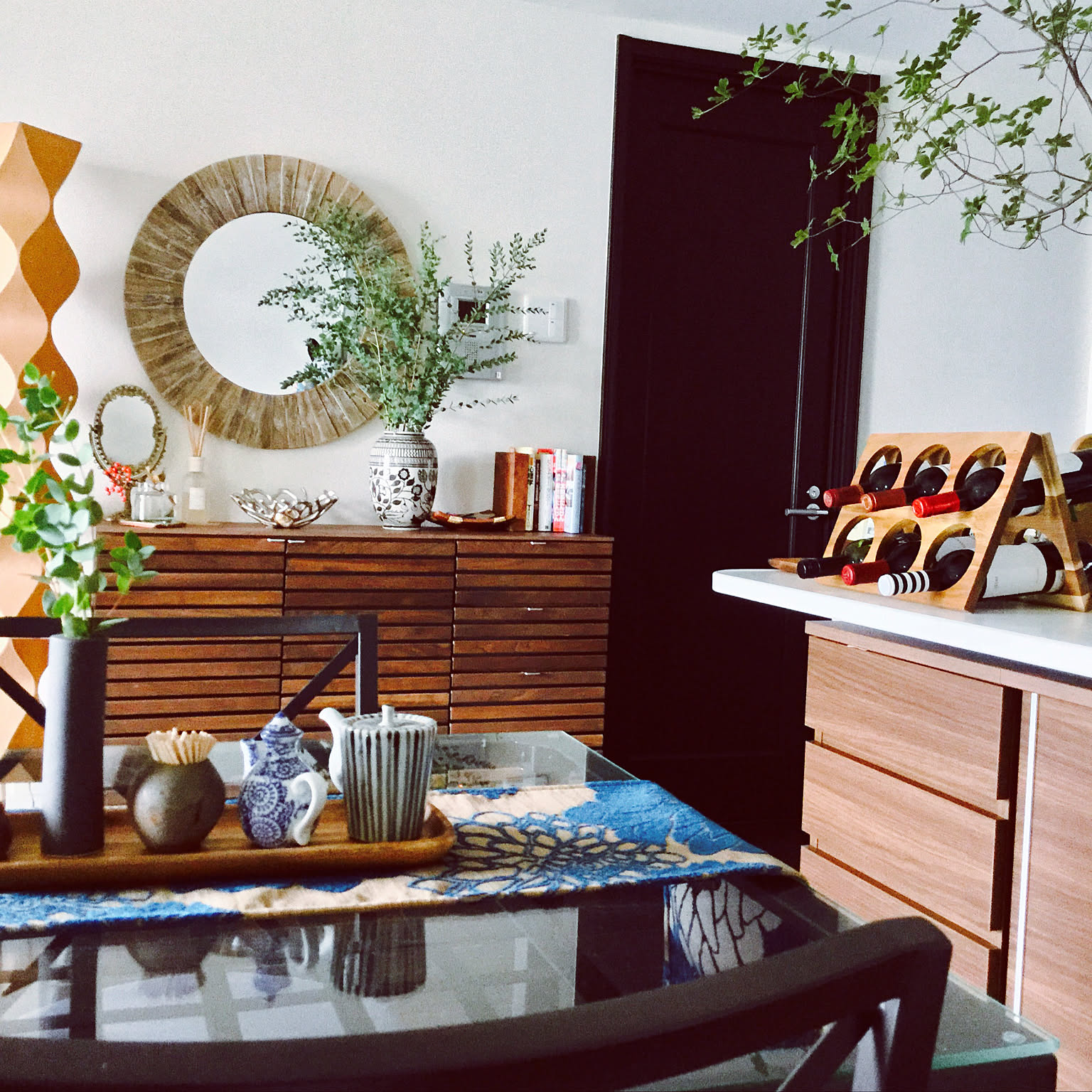 ZARA HOME ラウンドミラーのおすすめ商品とおしゃれな実例 ｜ RoomClip