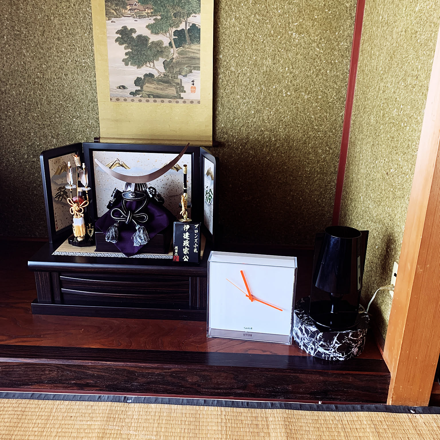 五月人形 床の間のおしゃれなインテリアコーディネート・レイアウトの