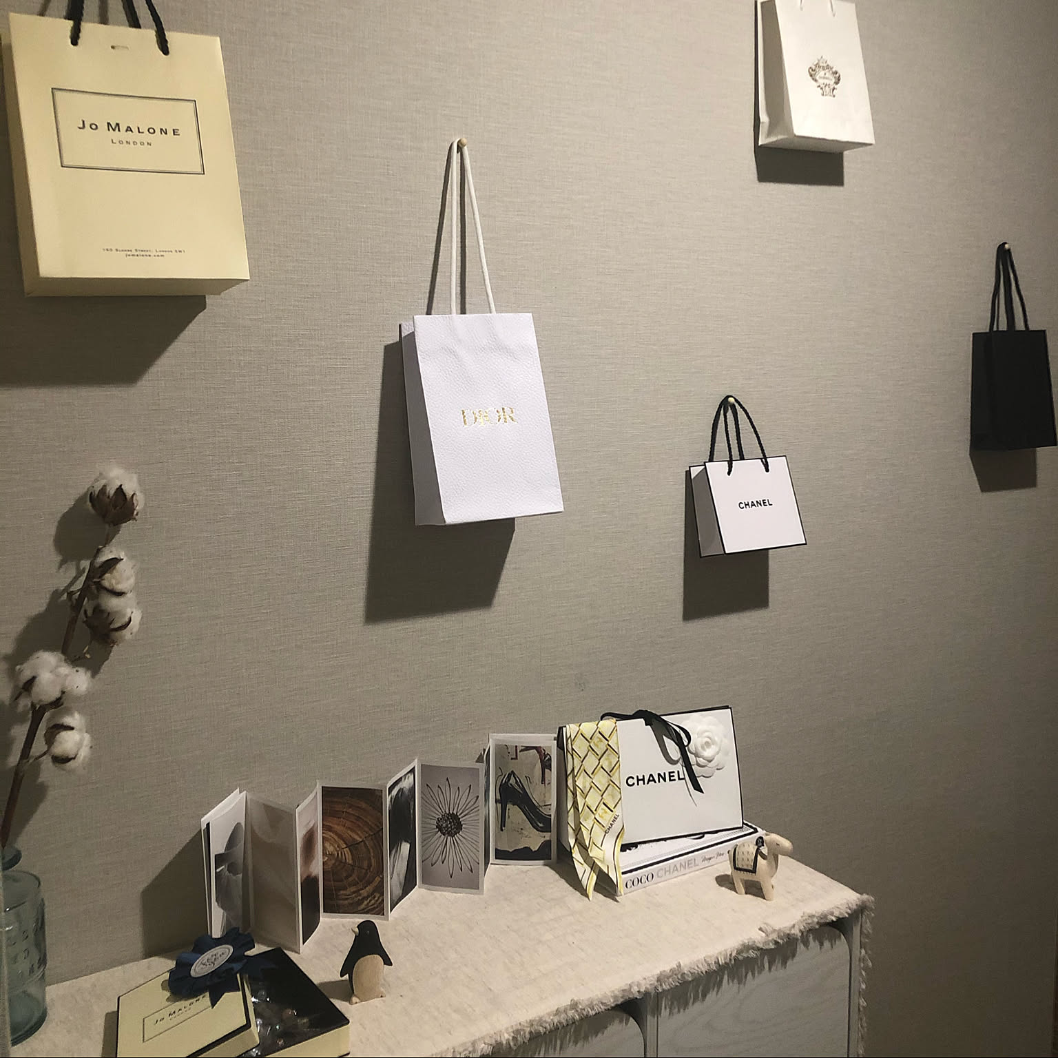 H2776 CHANEL シャネル　白　大 収納　保存袋　袋　バッグ　まとめ CHANEL - CHANEL♡保存袋 大判 白 1枚の通販 by Loulou♡s shop