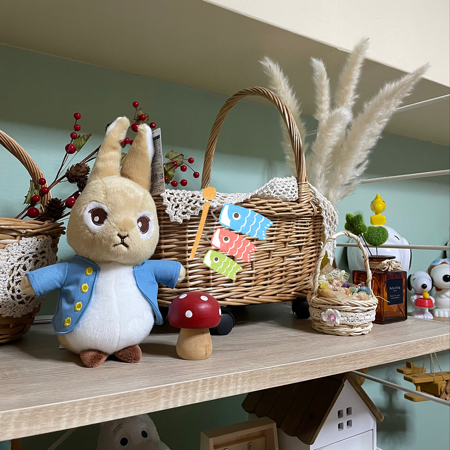 ピーターラビット ぬいぐるみ　5体 セット うさぎ Amazon.co.jp: 吉徳 PETER RABBIT (ピーターラビット