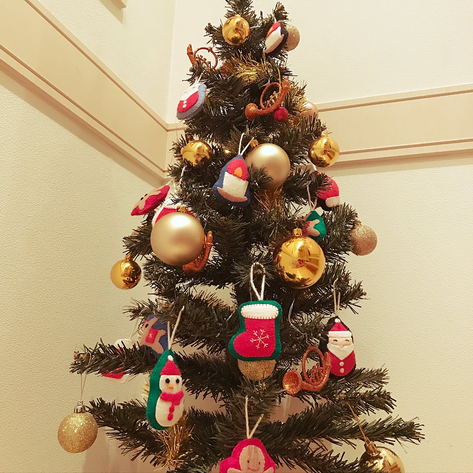 ❣️特大　クリスマス　タペストリー　羊毛フェルト　ハンドメイド　ツリー　雪だるま e35c50188aa4a47e544ee659be700a