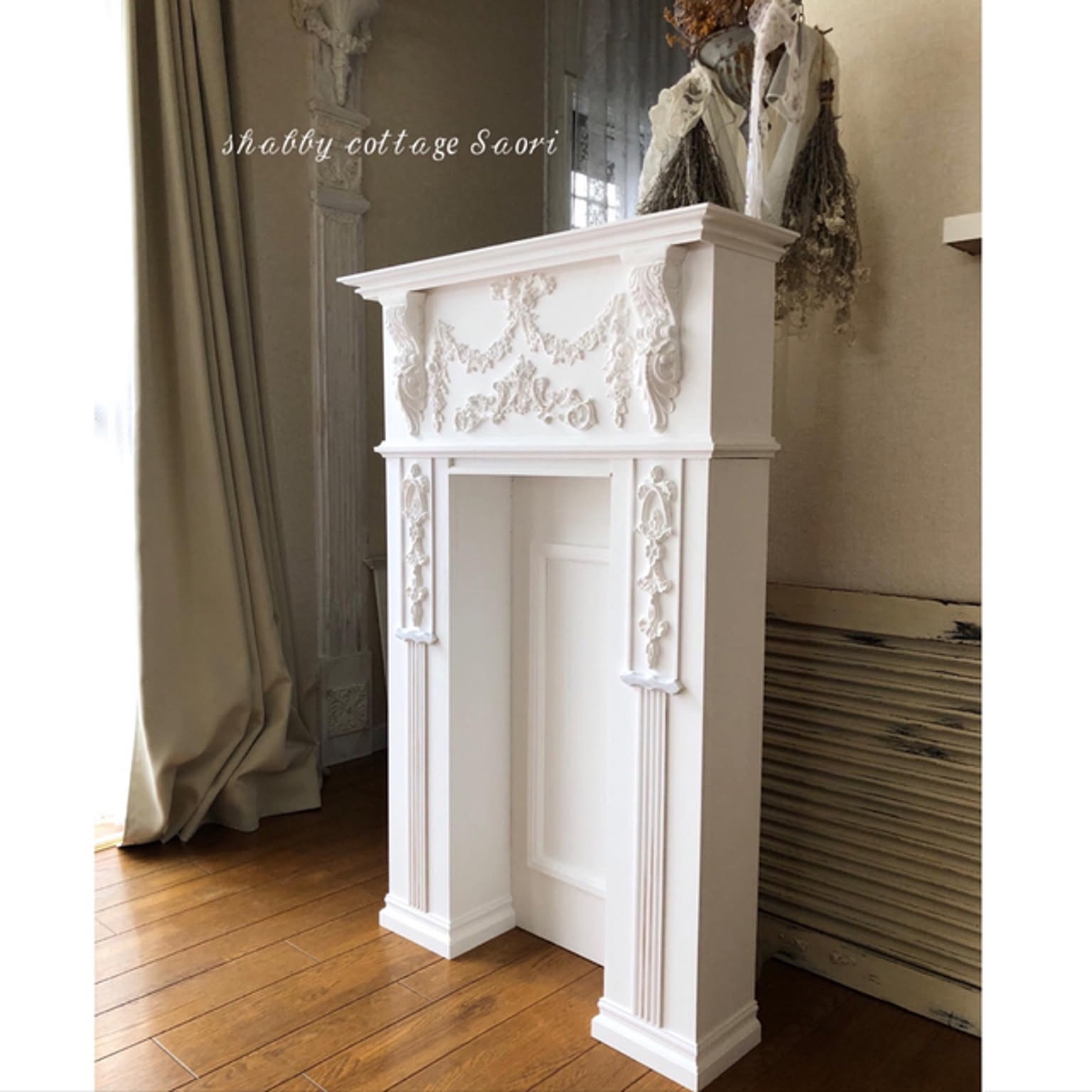 マントルピース シャビーシックのおすすめ商品とおしゃれな実例