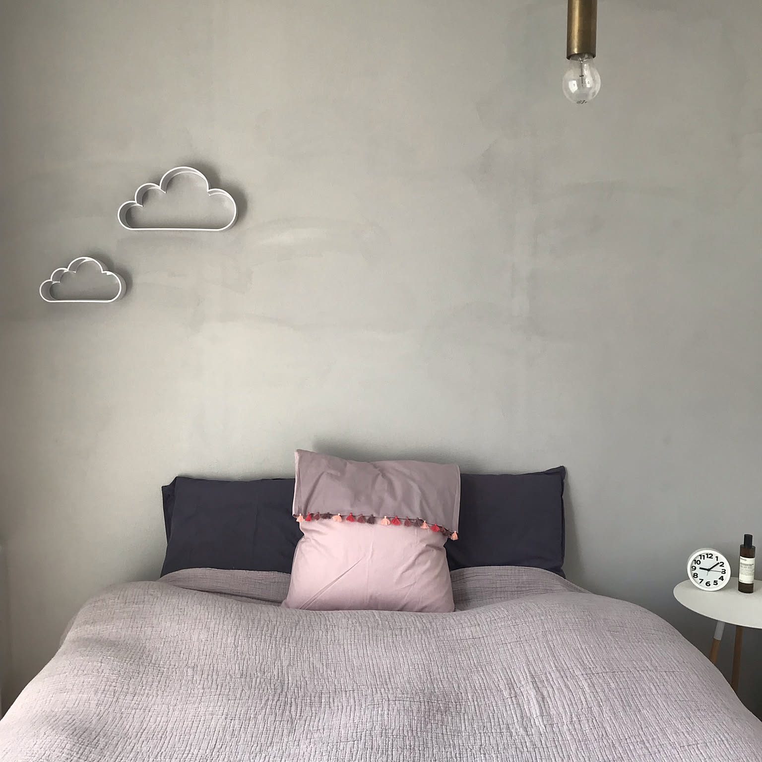 アート187 「タイム2(ラベンダー)」 インテリアコーディネート