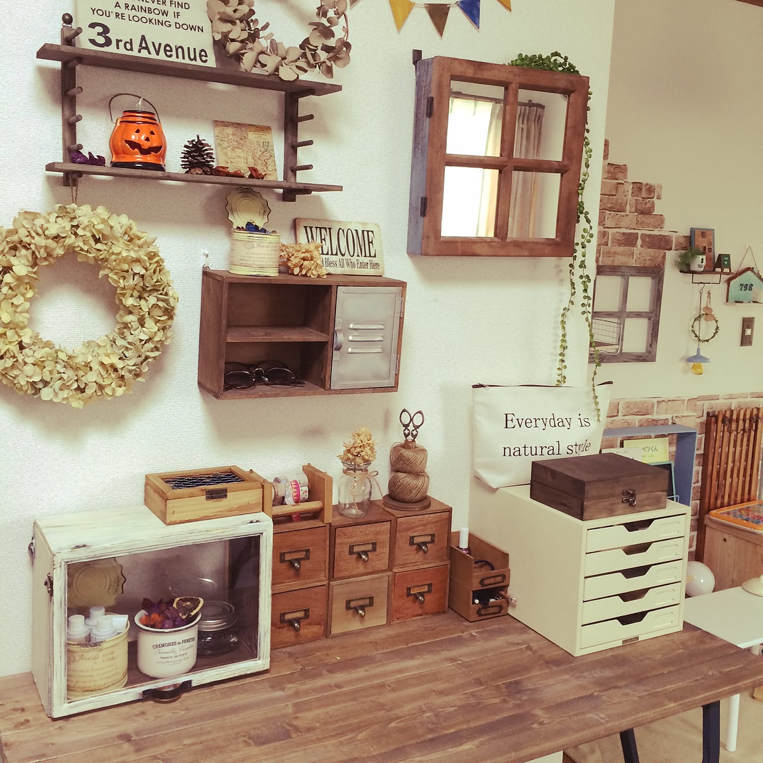 昭和レトロ スチールの引き出しのおしゃれなインテリア・部屋・家具の