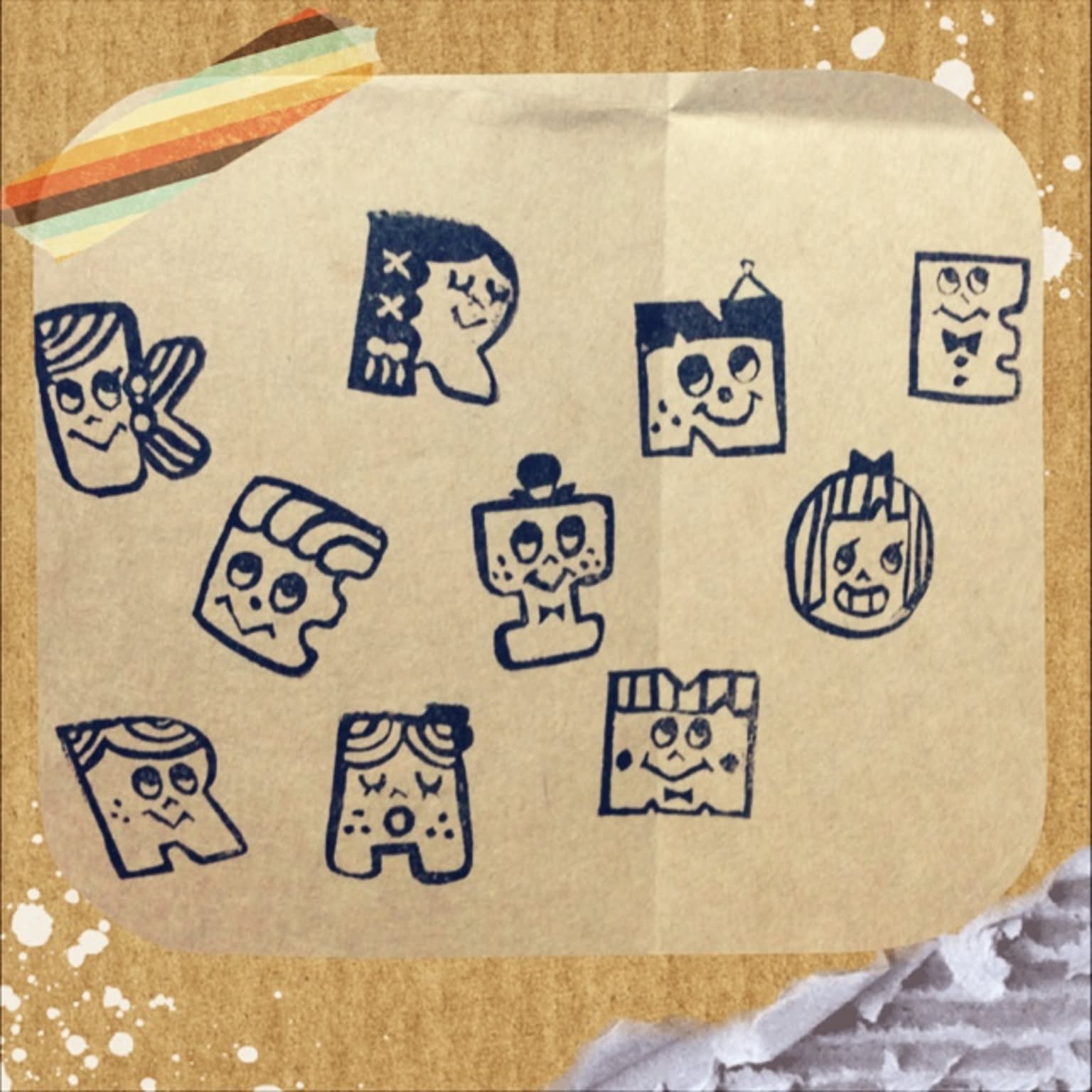 消しゴムはんこ アルファベットスタンプのおすすめ商品と