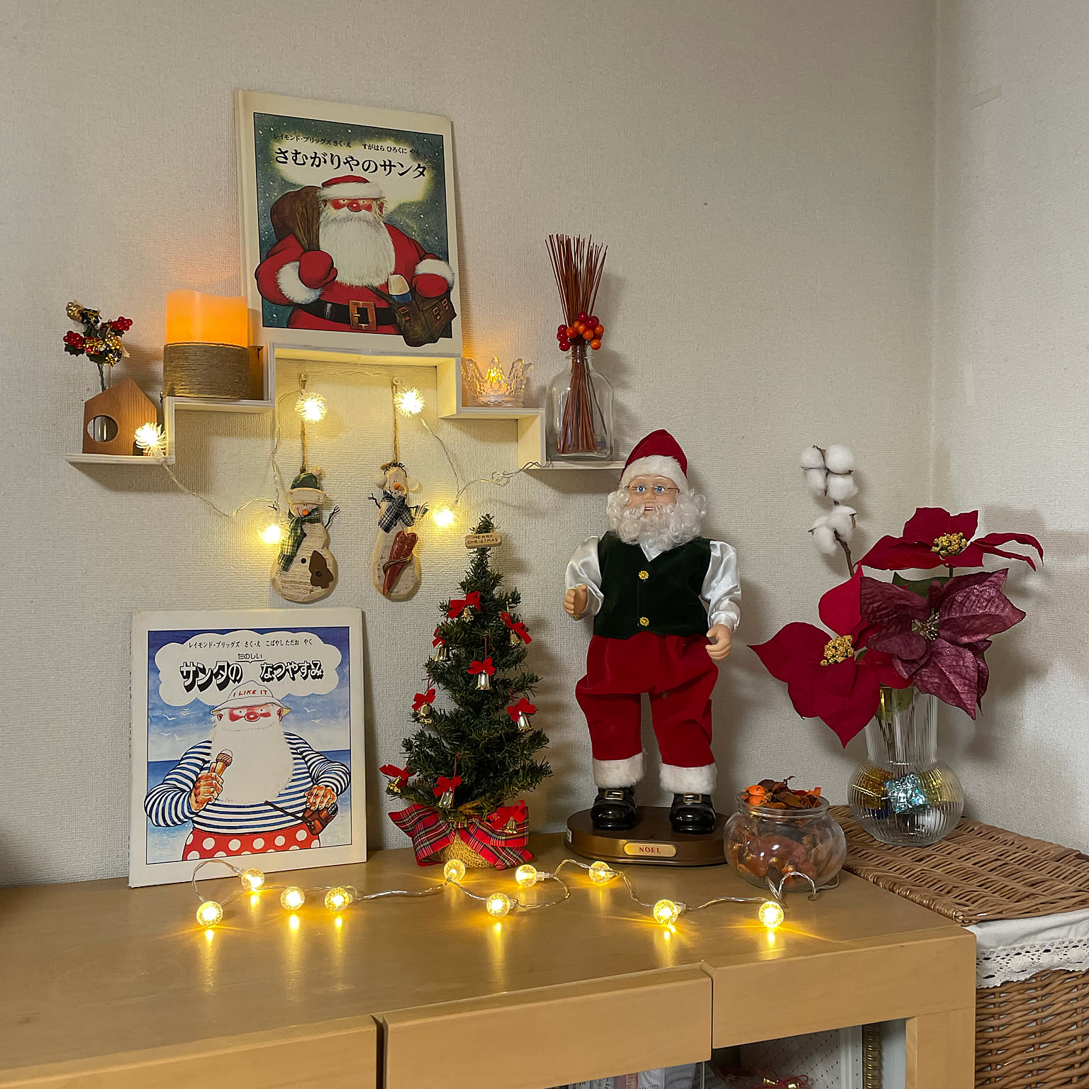 クリスマス雑貨 さむがりやのサンタのおすすめ商品とおしゃれな実例