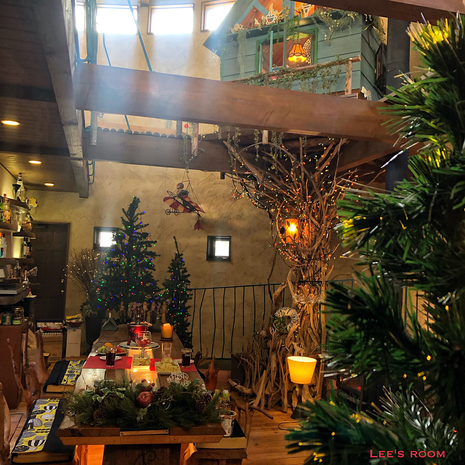 ツリーハウス　流木　ハンドメイド　インテリア ツリーハウス 流木 ハンドメイド インテリア