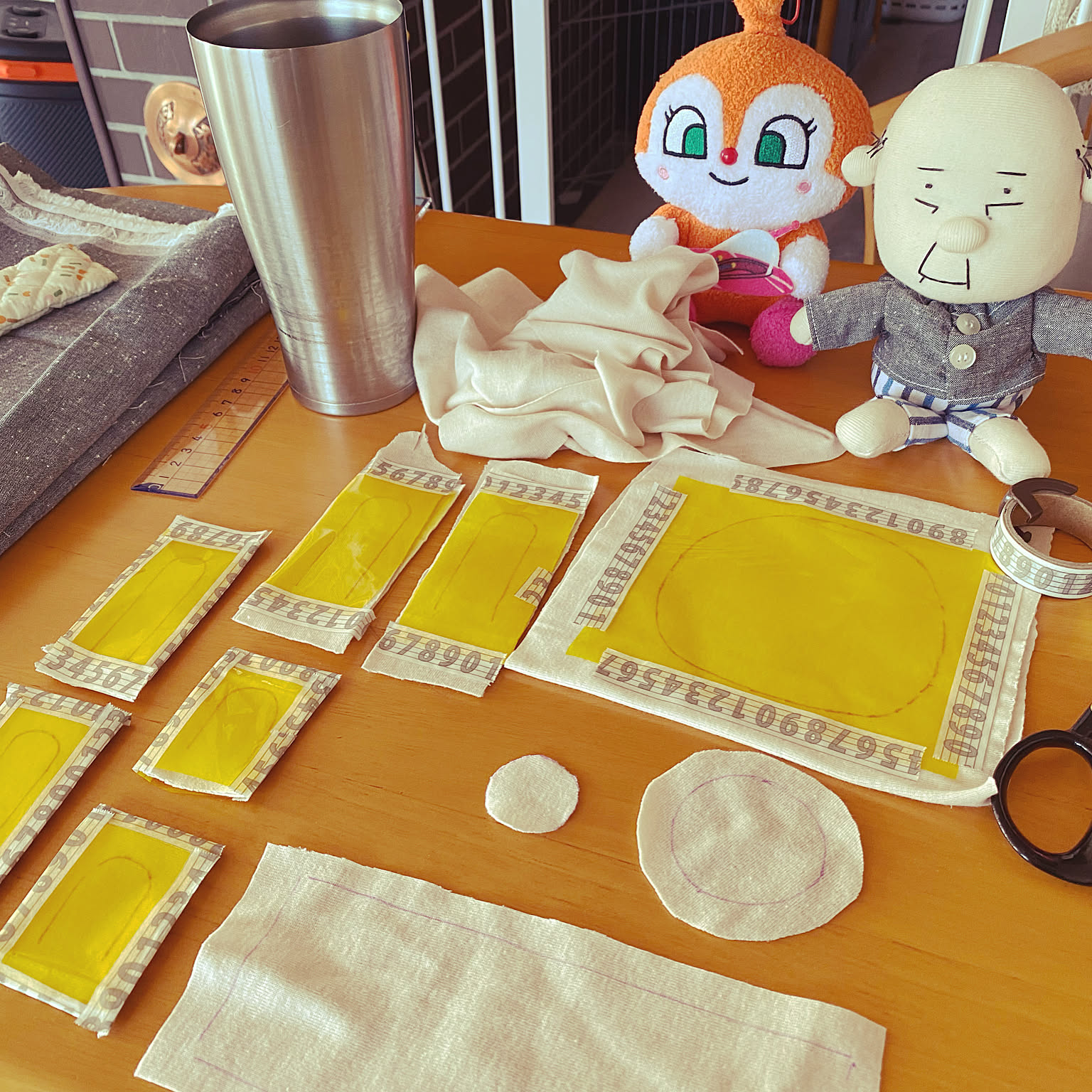 ハンドメイド コキンちゃんのおしゃれなアレンジ・飾り方のインテリア