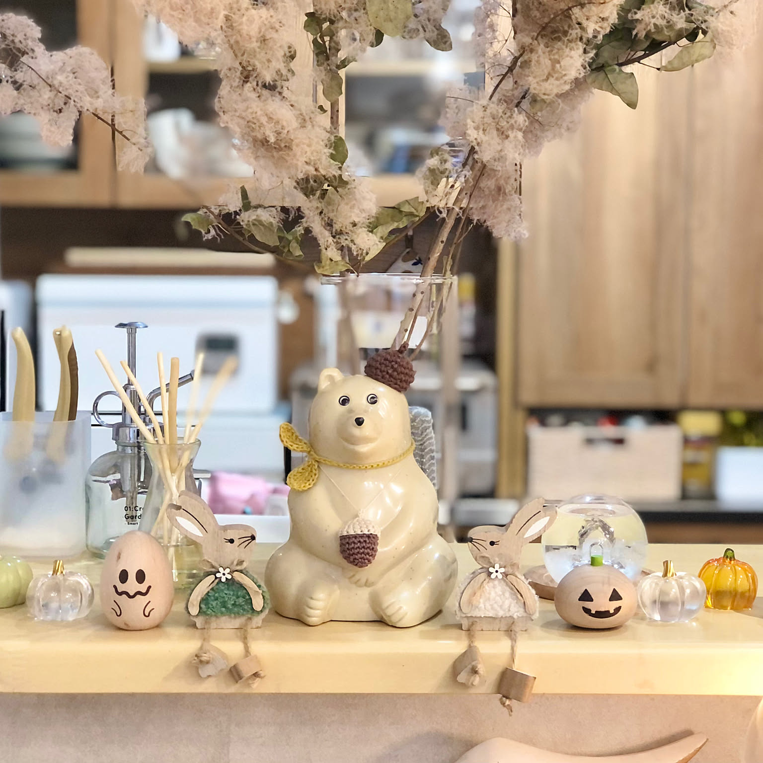 ハルページ＊しろくま貯金箱ハロウィンコーデ しろくま貯金箱＊ハロウィンコーデ