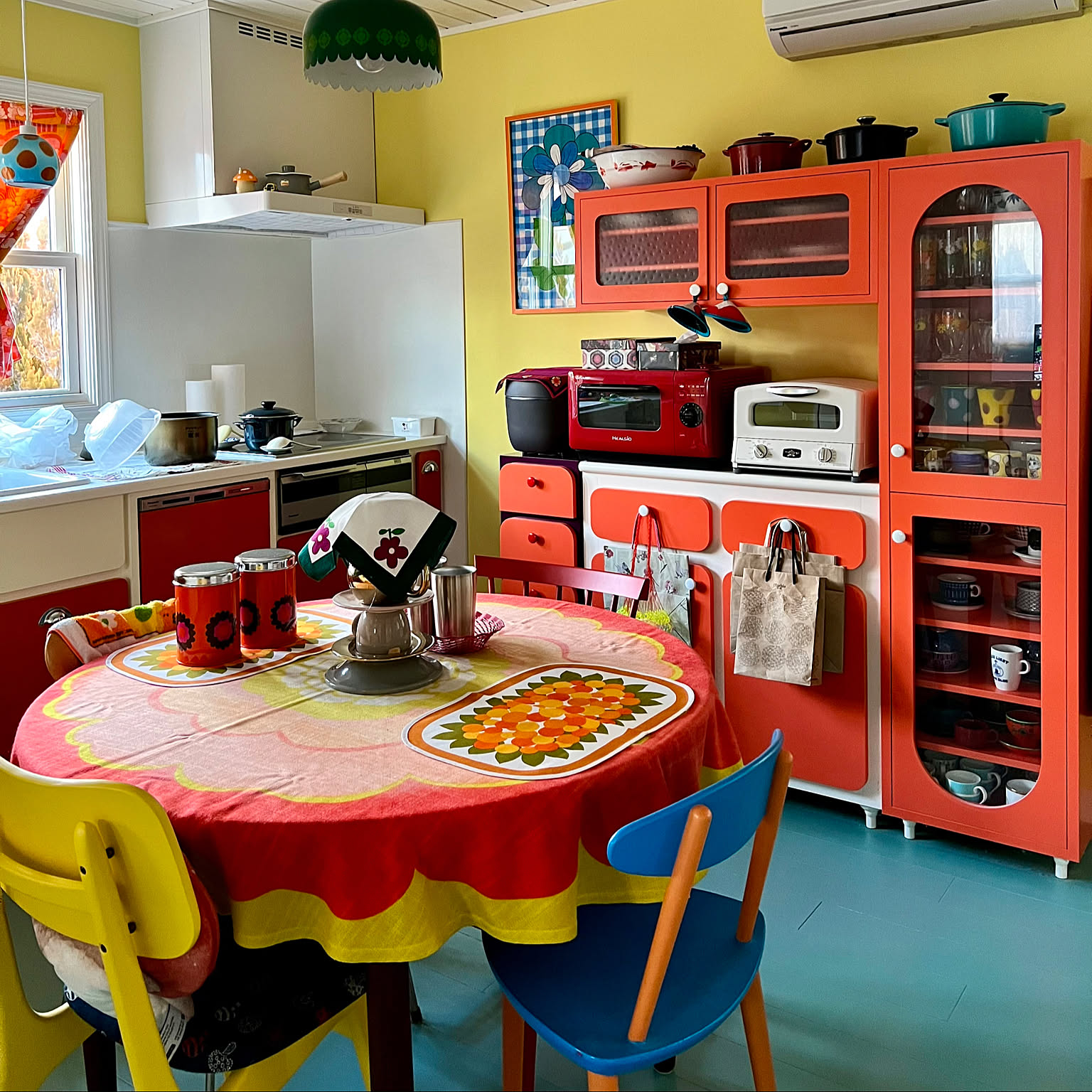 キッチュキッチンKITSCH KITCHENテーブルクロス 昭和レトロポップ希少