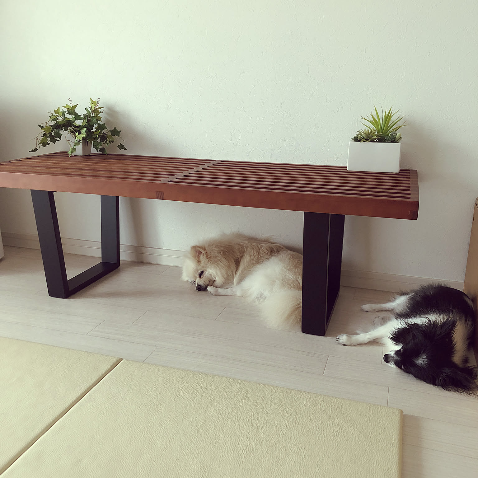 ネルソンベンチ風 ニトリ センターテーブル ミツキ1200 ニトリ センターテーブル ミツキ1200 ネルソンベンチ風 ニトリ