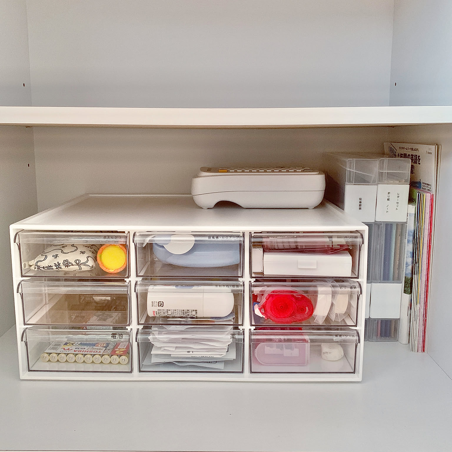 ニトリ レターケース9個引き出しのおすすめ商品とおしゃれな実例