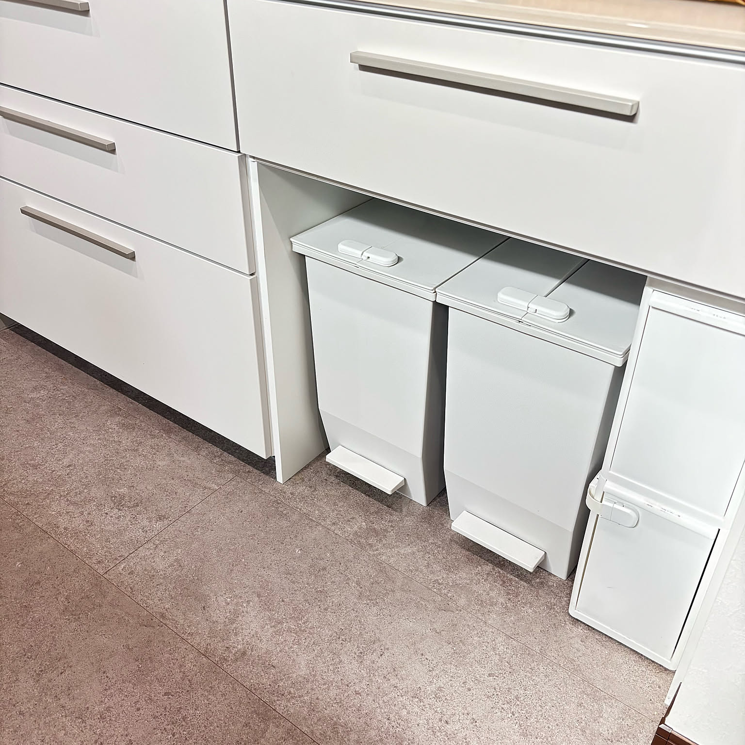 キッチンのゴミ箱 TOTOキッチンのインテリア実例 ｜ RoomClip（ルーム