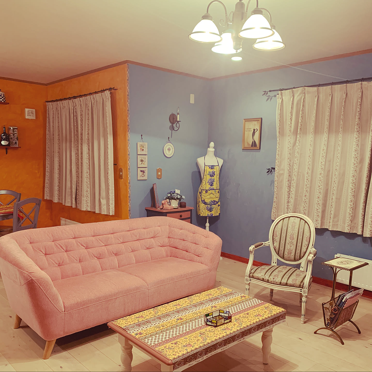 プロヴァンス 〈 ダイニングセット 〉 天然木 フレンチカントリー プロヴァンス 〈 ダイニングセット 〉 天然木 フレンチカントリー