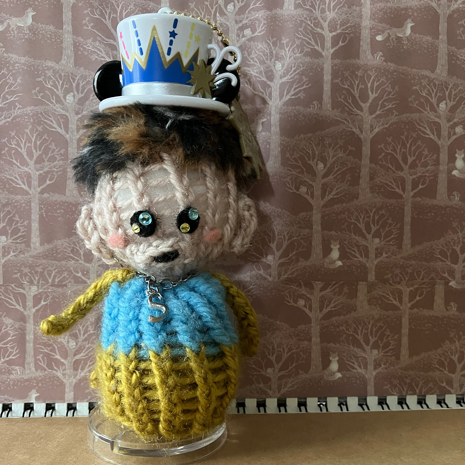 一点もの】ハンドメイドおさるの着せ替え人形