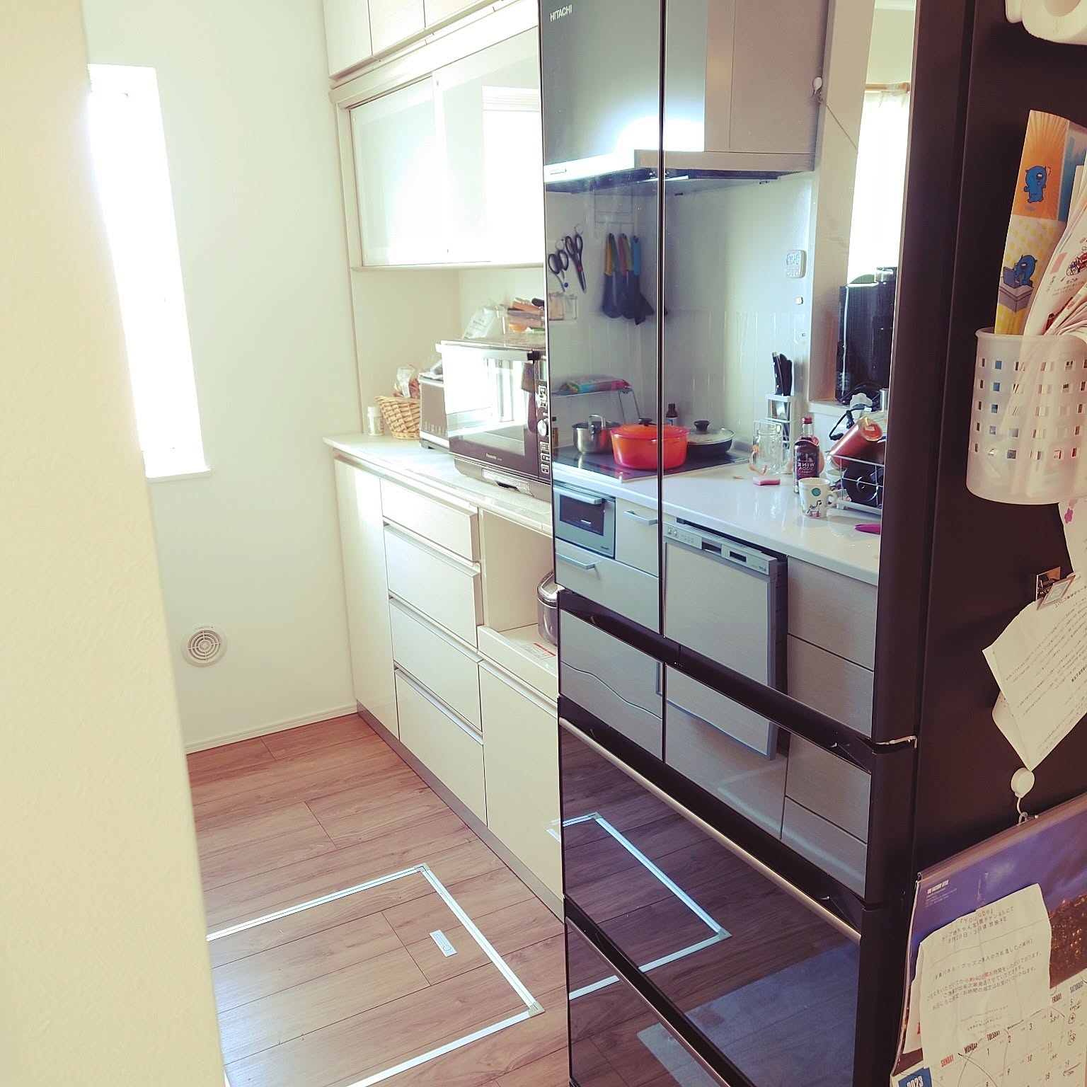 ミラー♡冷蔵庫 オシャレ♡ ミラー♡冷蔵庫 オシャレ♡