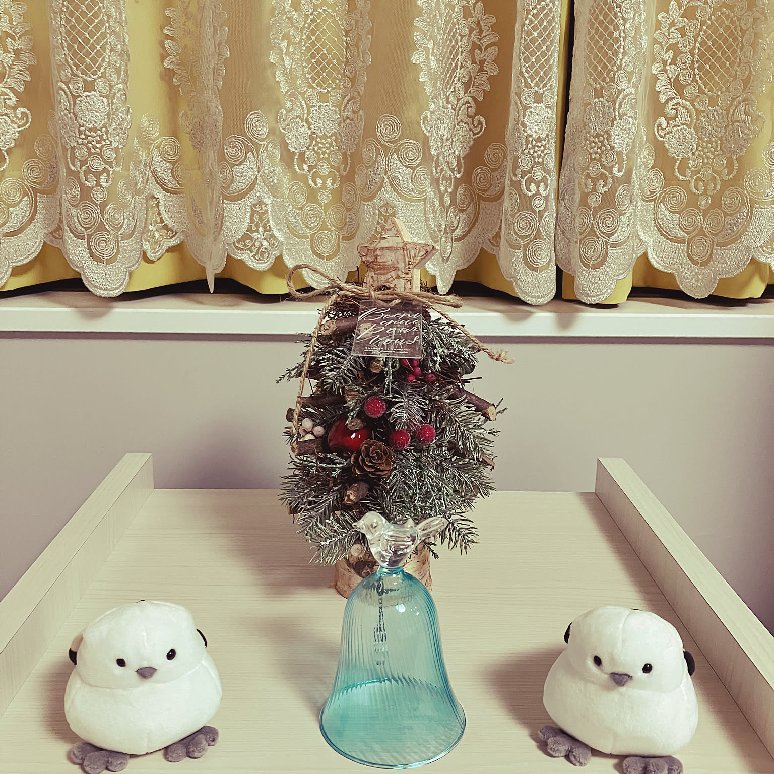 クリスマスツリー フロントレースカーテンのおすすめ商品とおしゃれな