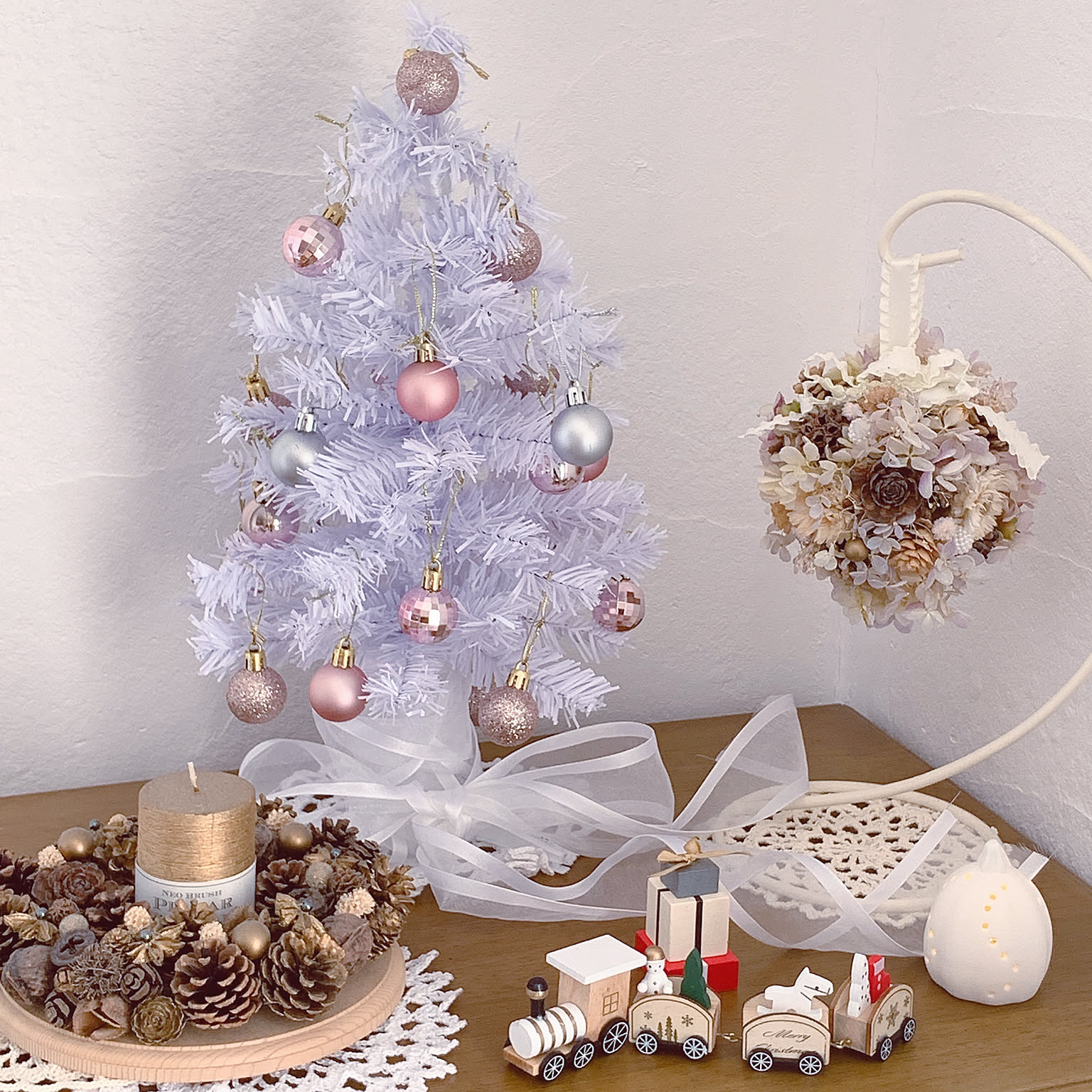 クリスマスツリー ピンクゴールドのおすすめ商品とおしゃれな実例