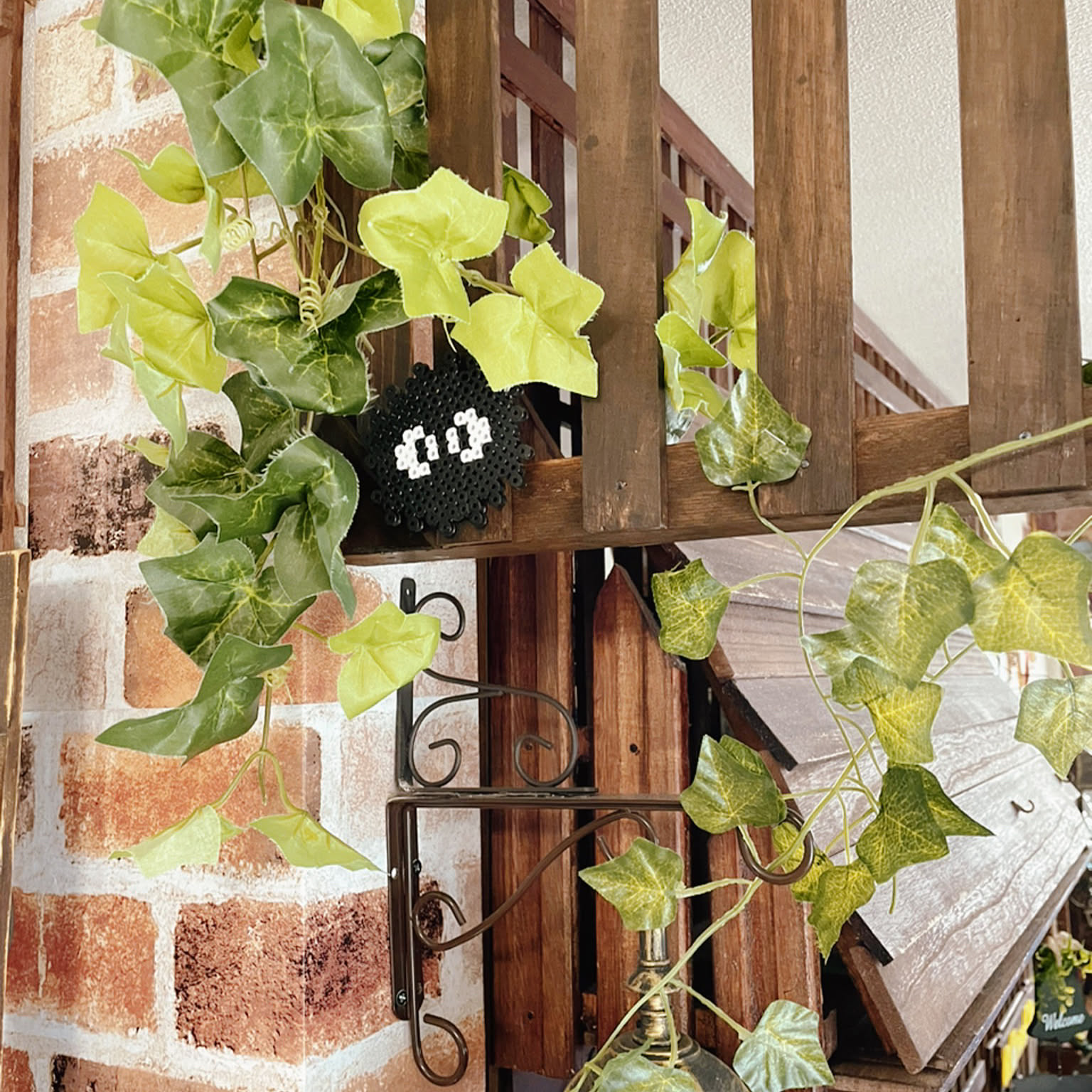 アルファベットオブジェ/目玉シール/カフェ風/となりのトトロ