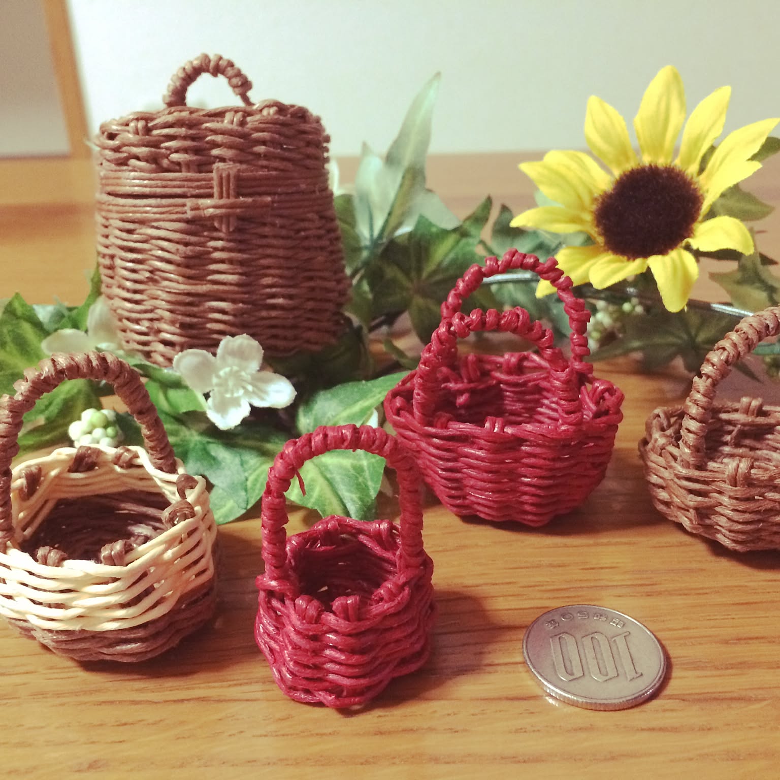 minoriページ クラフトバンド しゅうのうこかご類 minoriページ