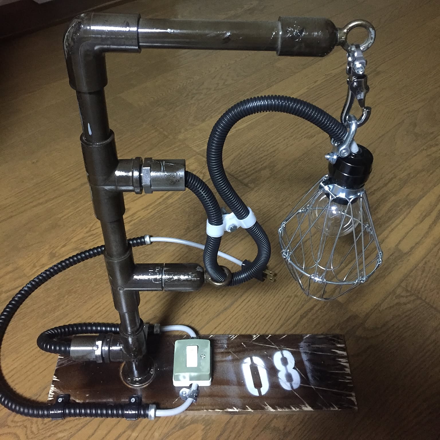 ライトスタンドDIYのインテリア・手作りの実例 ｜ RoomClip（ルーム