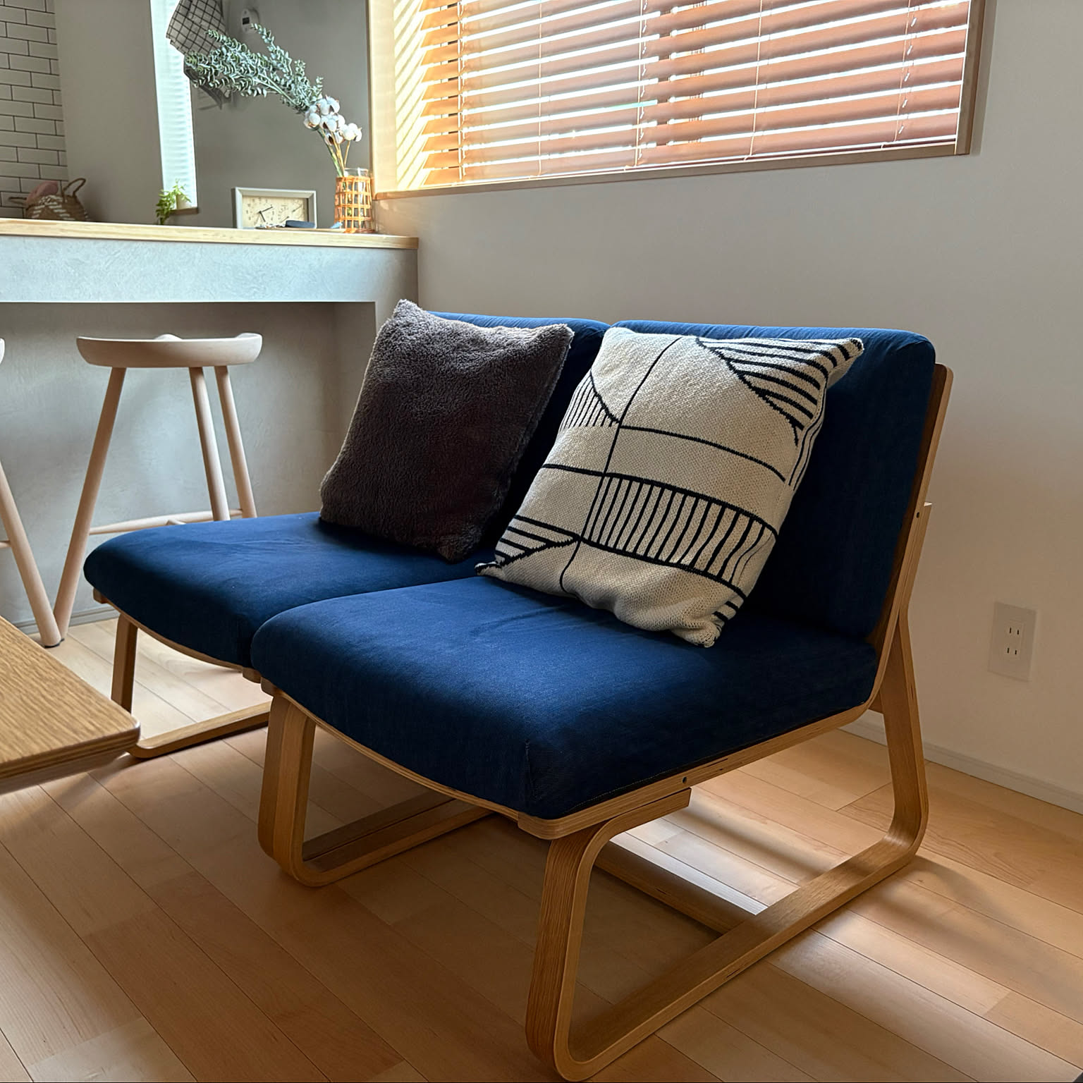ブルー 無印良品 ソファのおすすめ商品とおしゃれな実例 ｜ RoomClip