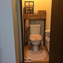 バス/トイレ/トイレットペーパー収納/トイレットペーパー/トイレDIY/トイレ...などのインテリア実例 - 2017-04-26 07:57:17