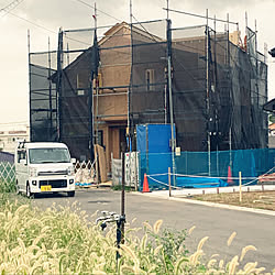 ツーバイフォー工法/注文住宅/土地/片流れ屋根/黒の窓枠...などのインテリア実例 - 2021-09-17 20:02:32