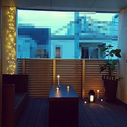 部屋全体/うちカフェ/IKEA/インナーバルコニー/フェイクグリーン...などのインテリア実例 - 2016-02-23 15:17:13